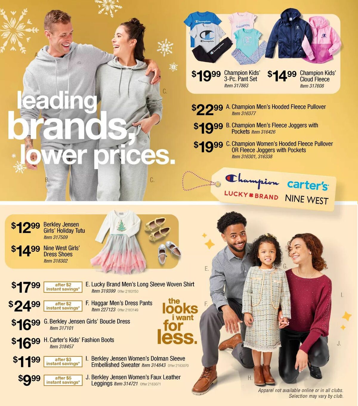 BJ's Wholesale Club Weekly Ad from November 1