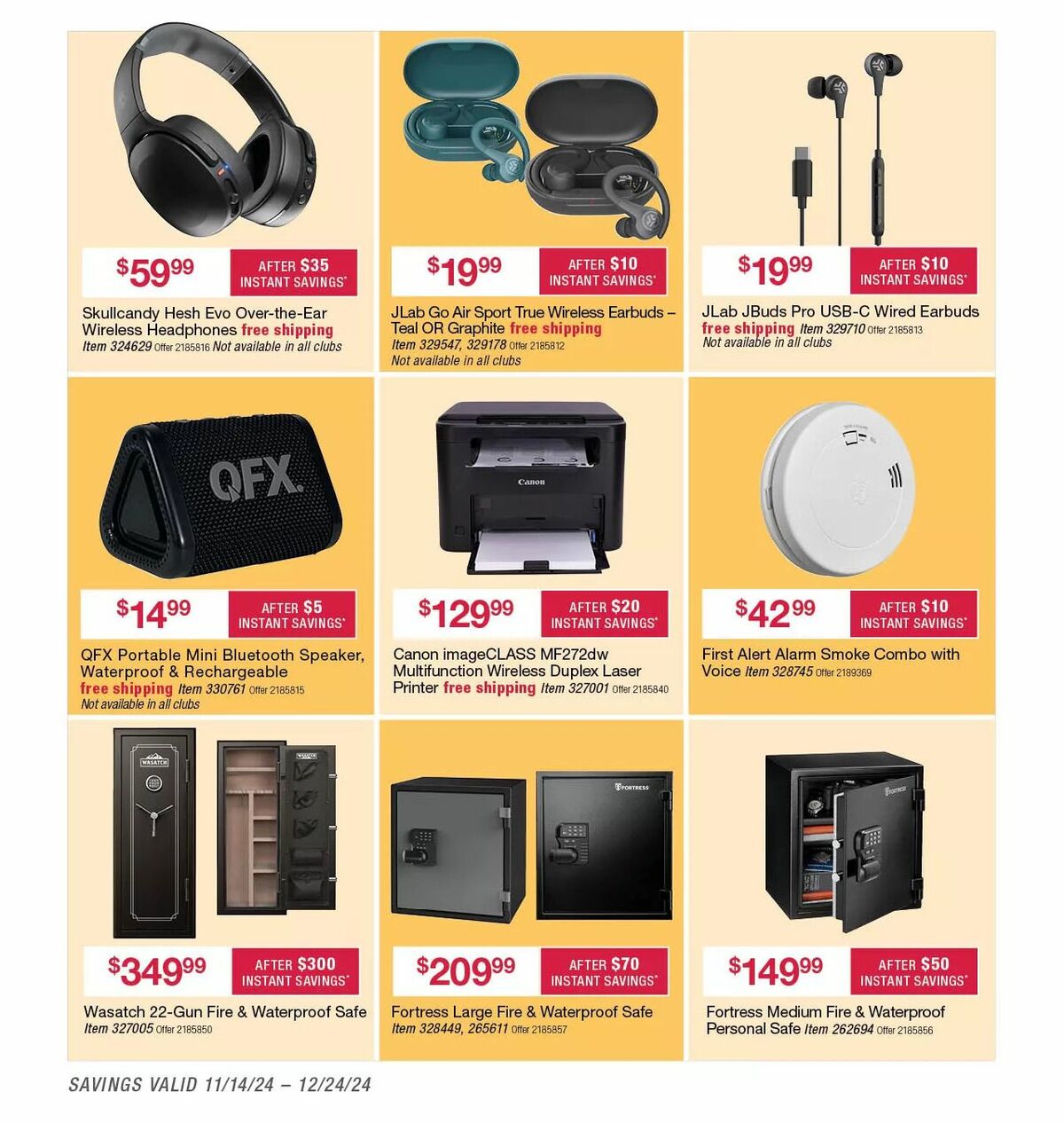 BJ's Wholesale Club Weekly Ad from November 14