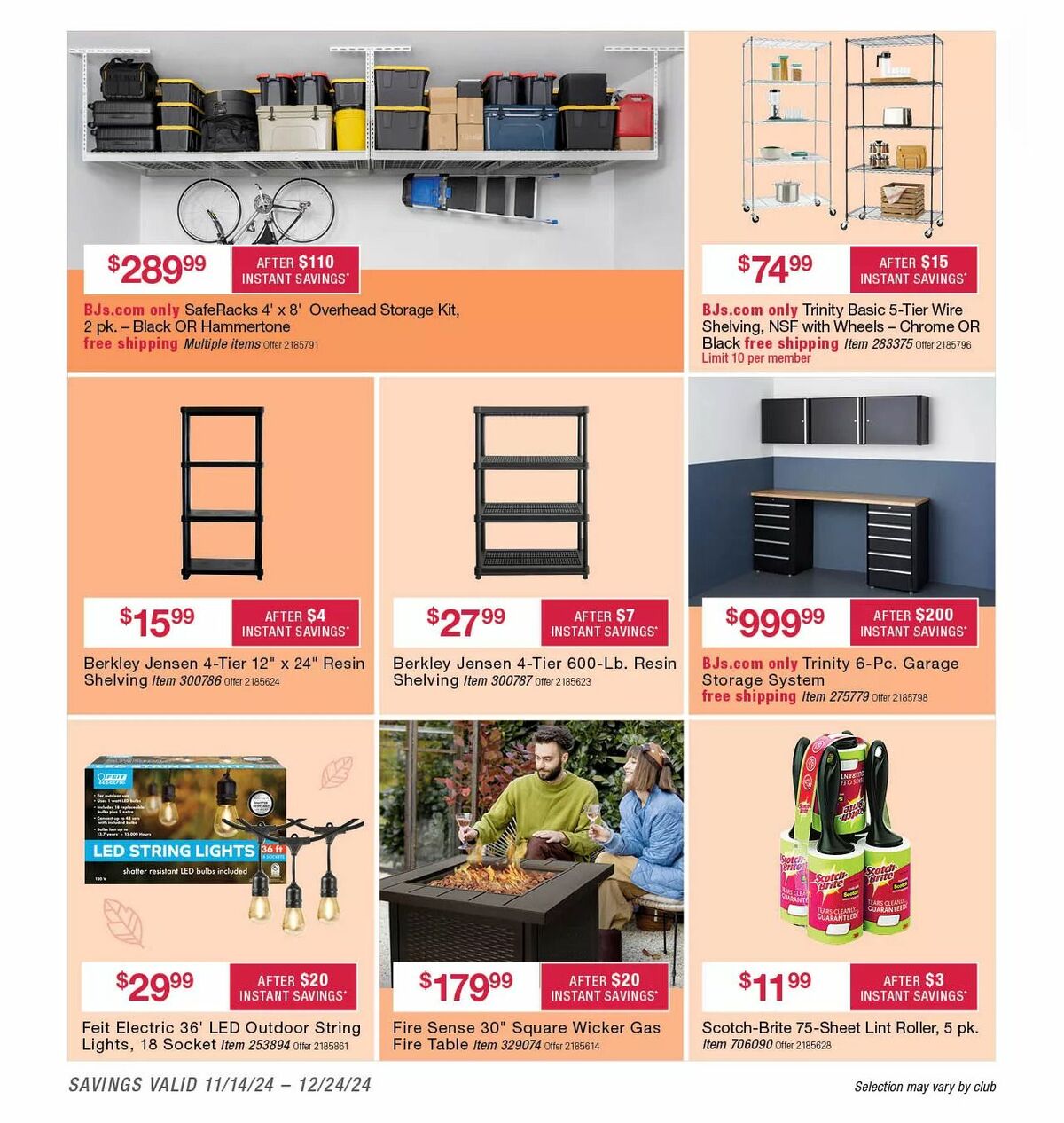 BJ's Wholesale Club Weekly Ad from November 14