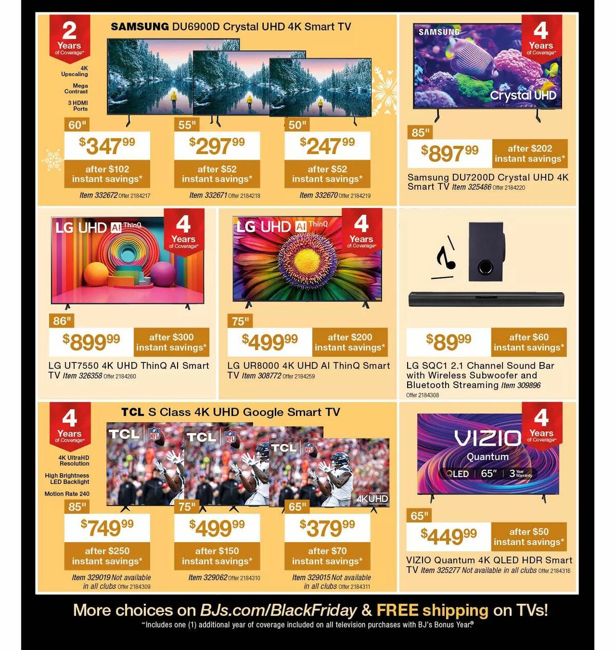 BJ's Wholesale Club Weekly Ad from November 14