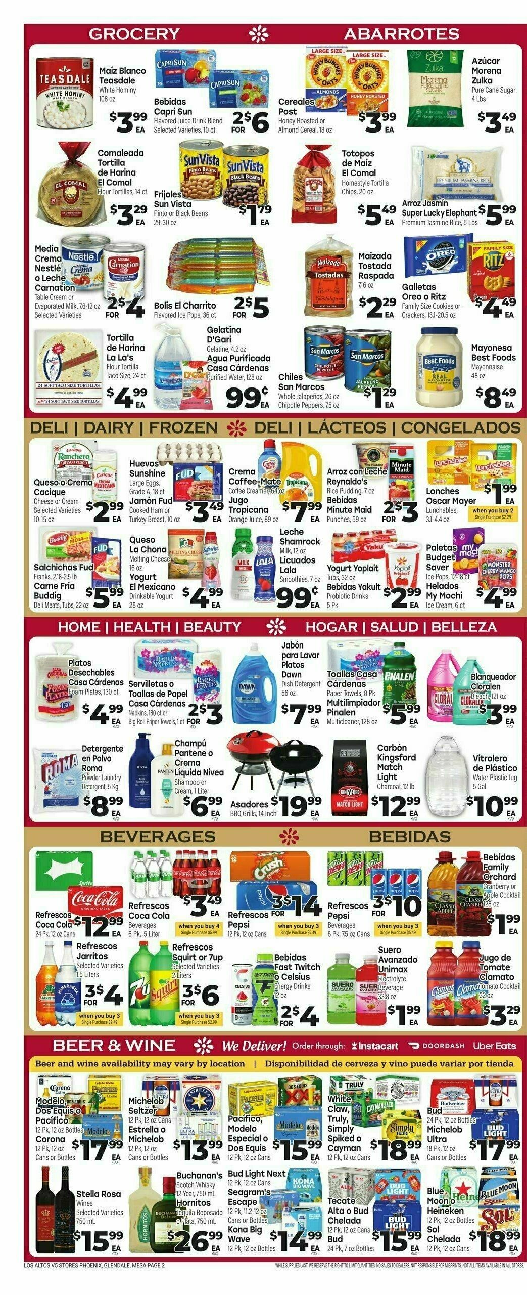 Cardenas Market Weekly Ad from August 16