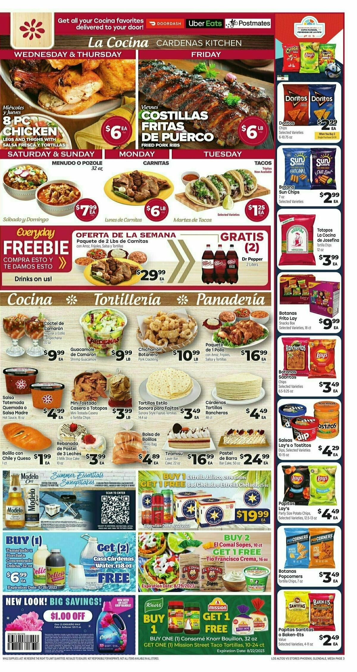 Cardenas Market Weekly Ad from August 16