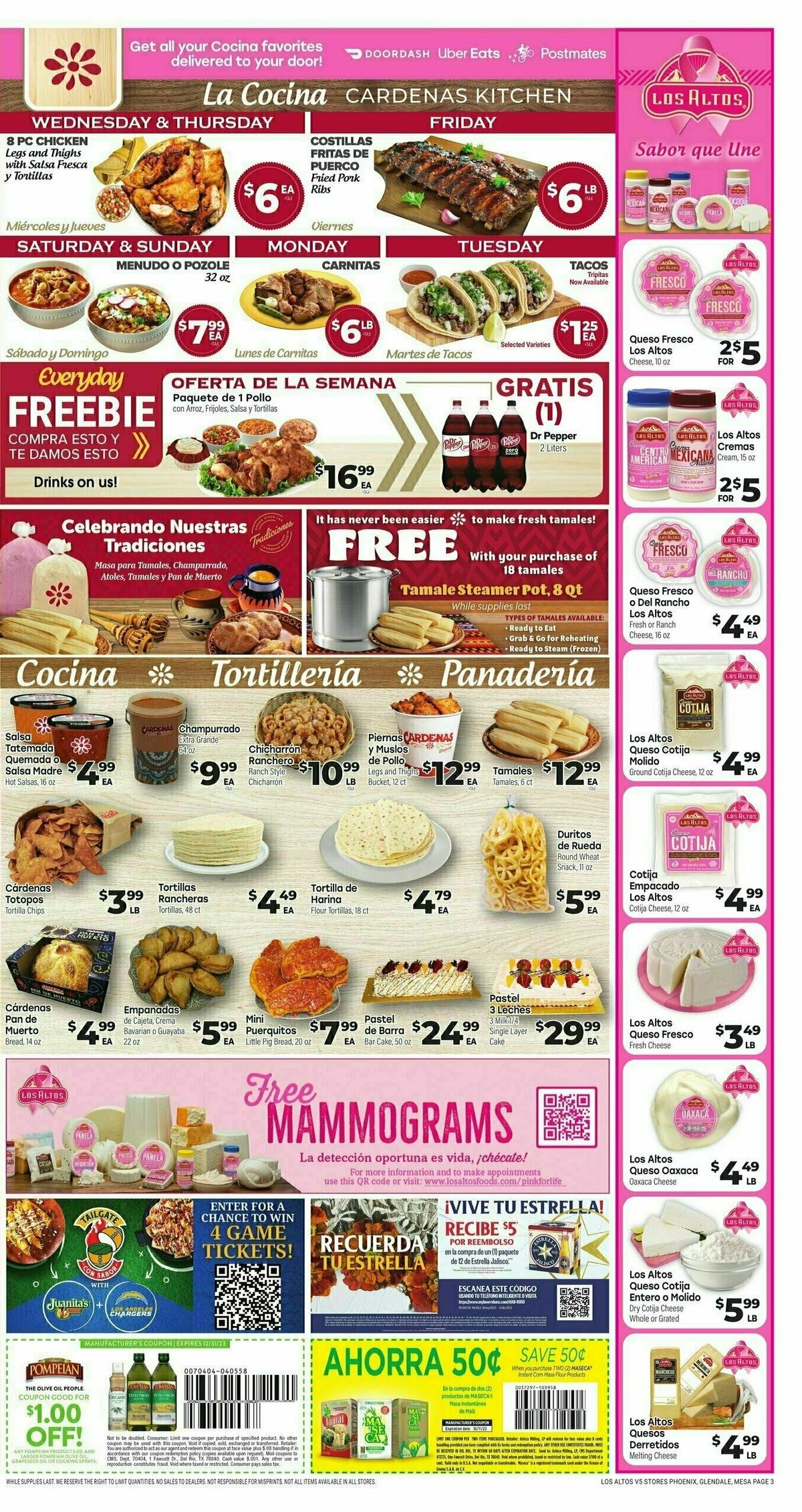 Cardenas Market Weekly Ad from October 4