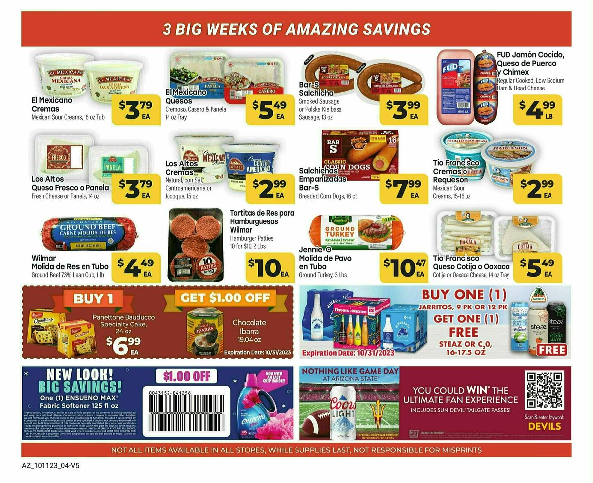 Cardenas Market Weekly Ad from October 11