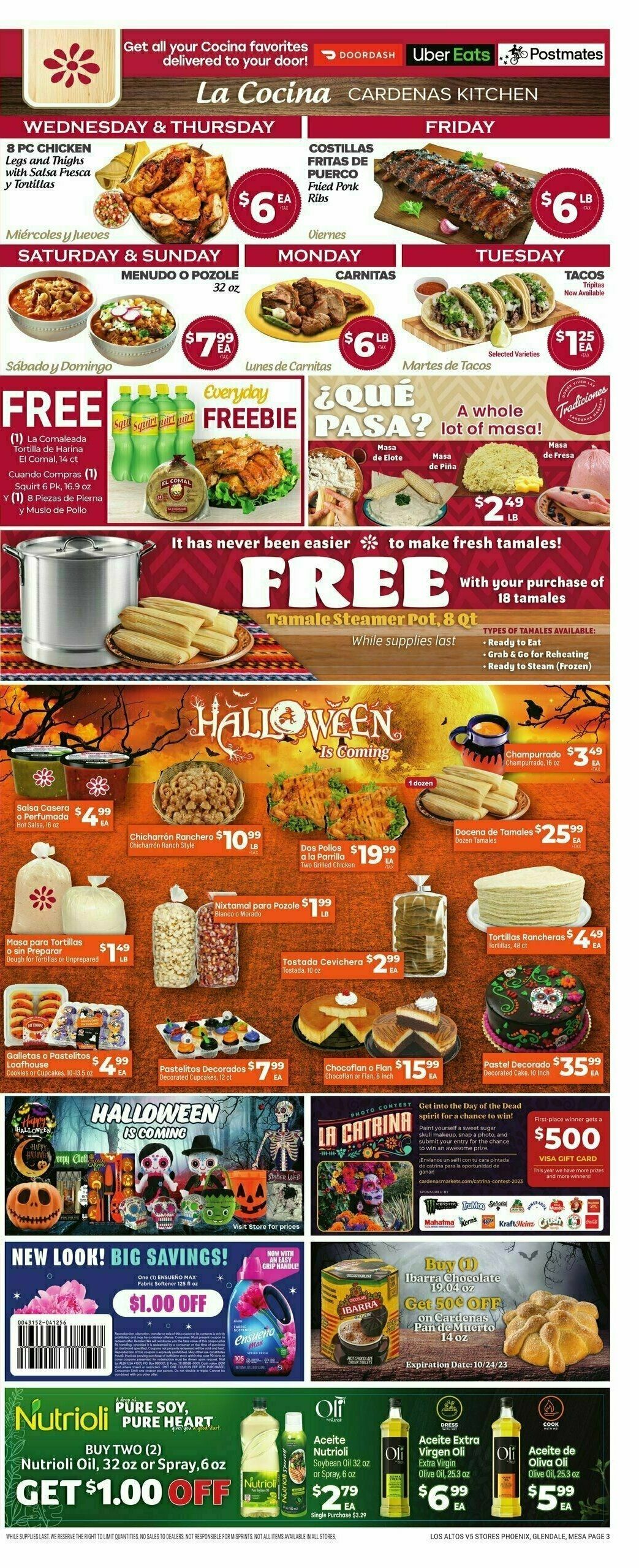 Cardenas Market Weekly Ad from October 18