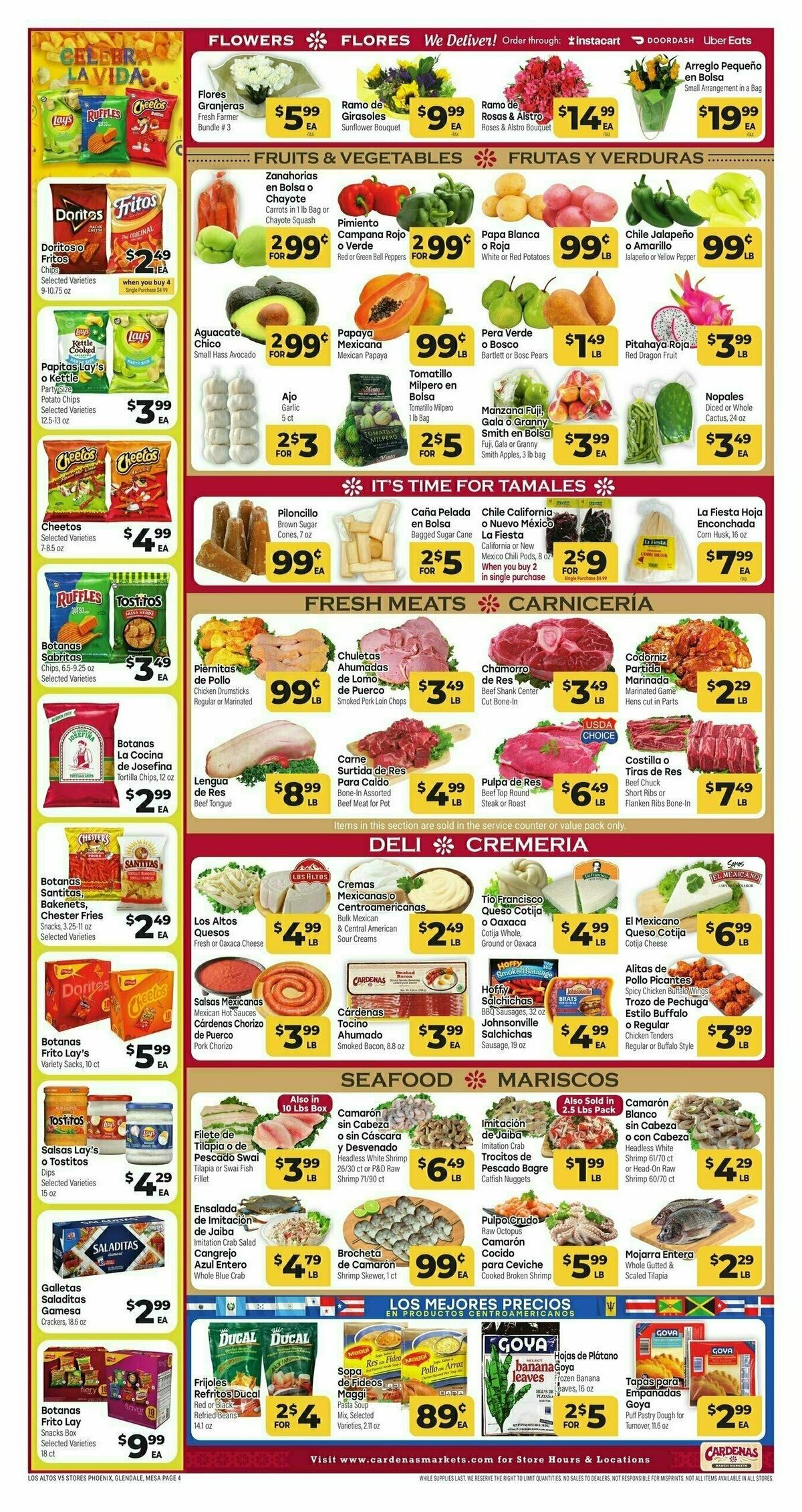 Cardenas Market Weekly Ad from October 25