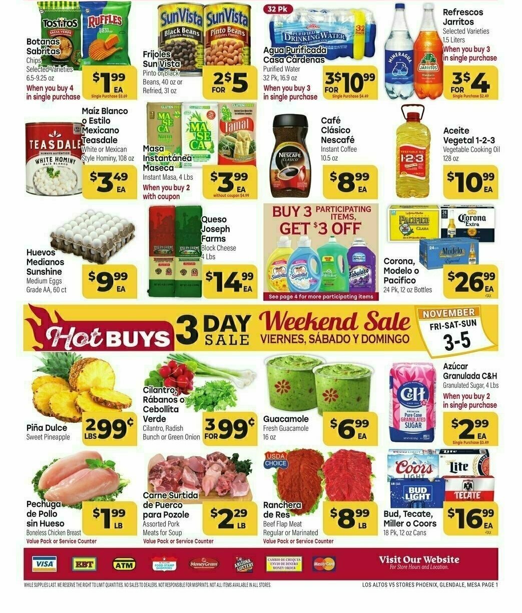 Cardenas Market Weekly Ad from November 1