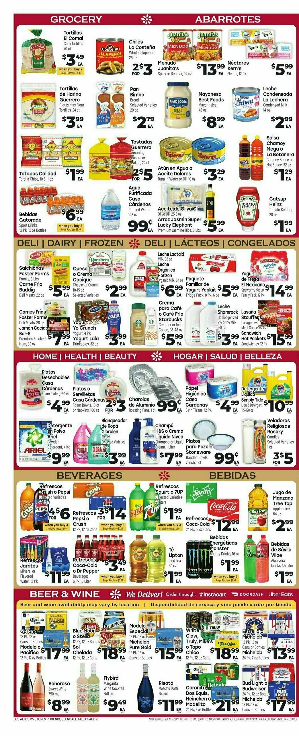 Cardenas Market Weekly Ad from November 1