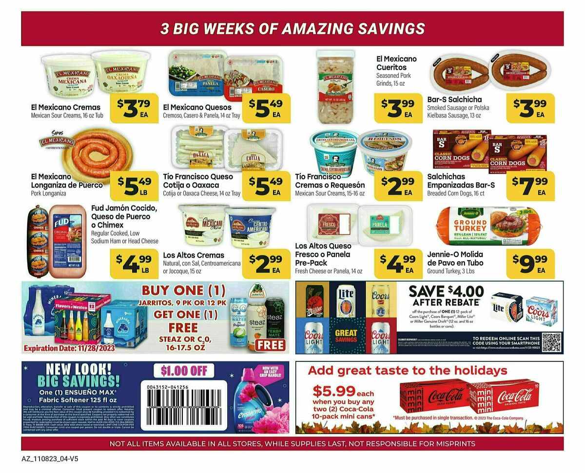 Cardenas Market Monthly Savings Guide Weekly Ad from November 8