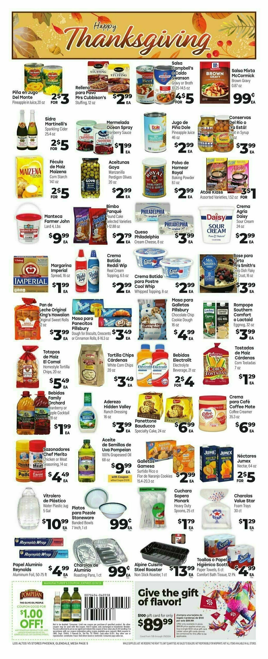 Cardenas Market Weekly Ad from November 15