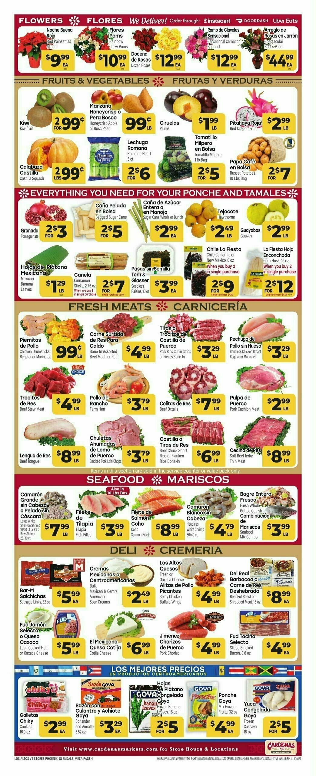 Cardenas Market Weekly Ad from November 29