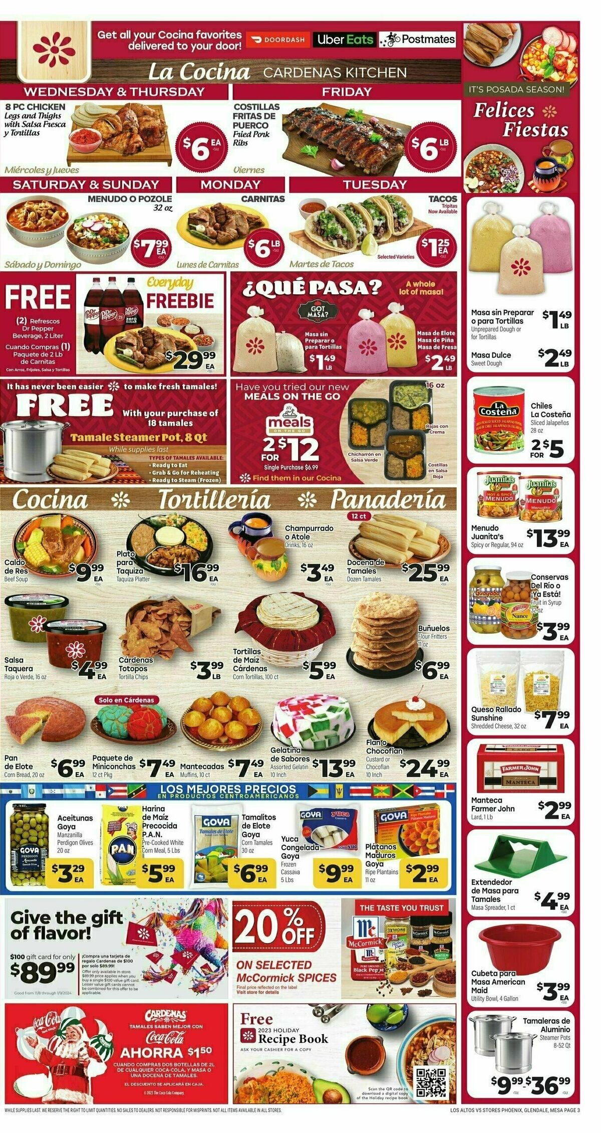 Cardenas Market Weekly Ad from December 6