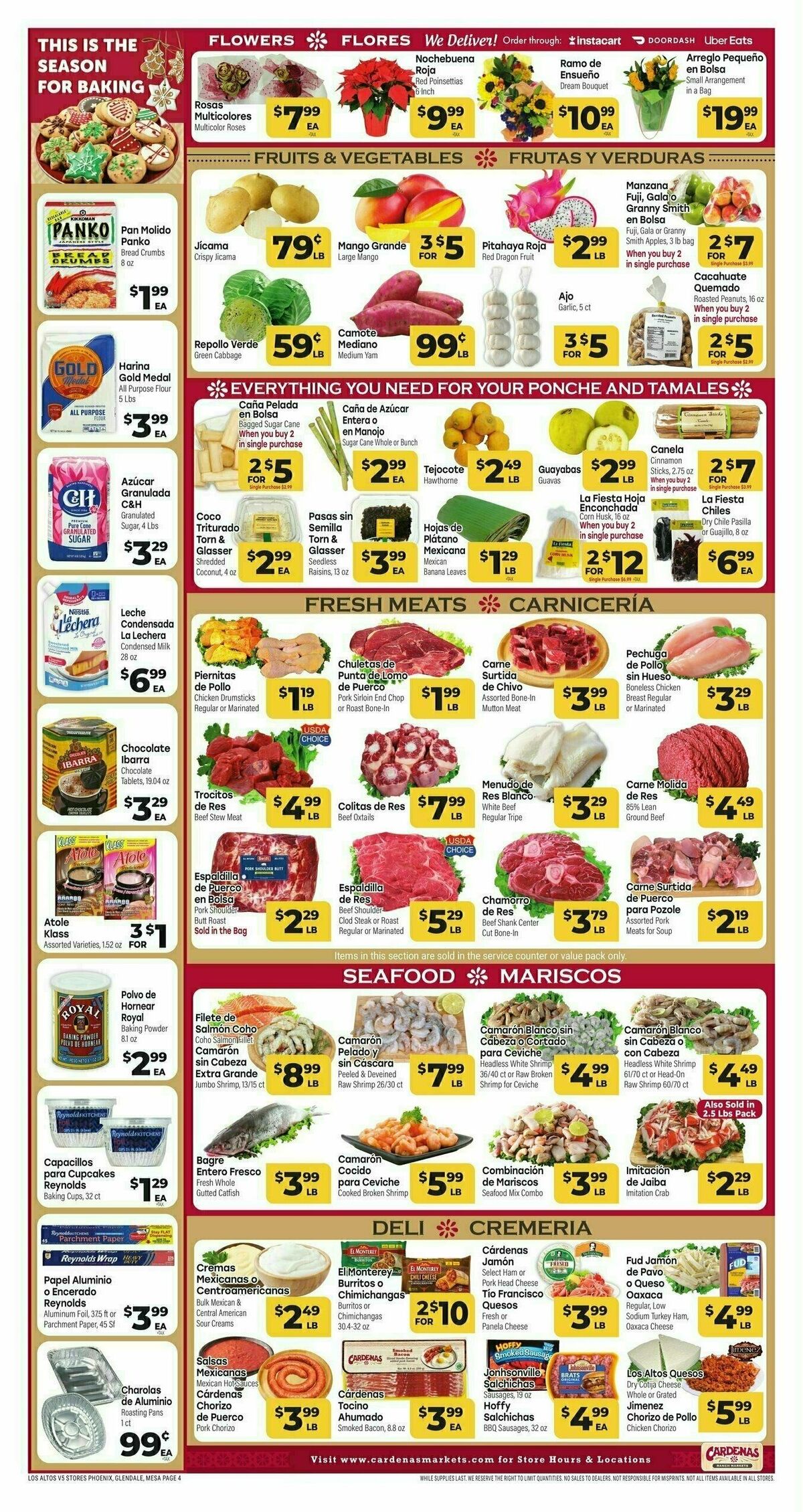 Cardenas Market Weekly Ad from December 6