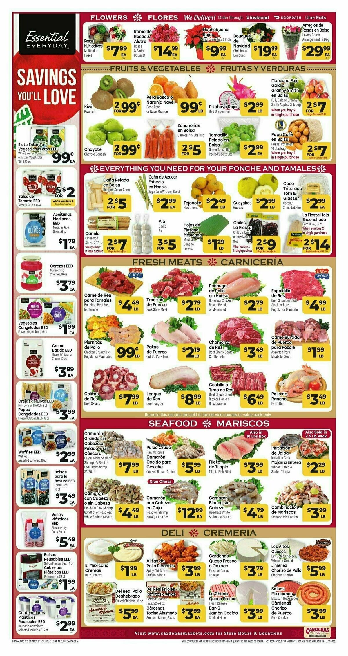 Cardenas Market Weekly Ad from December 20