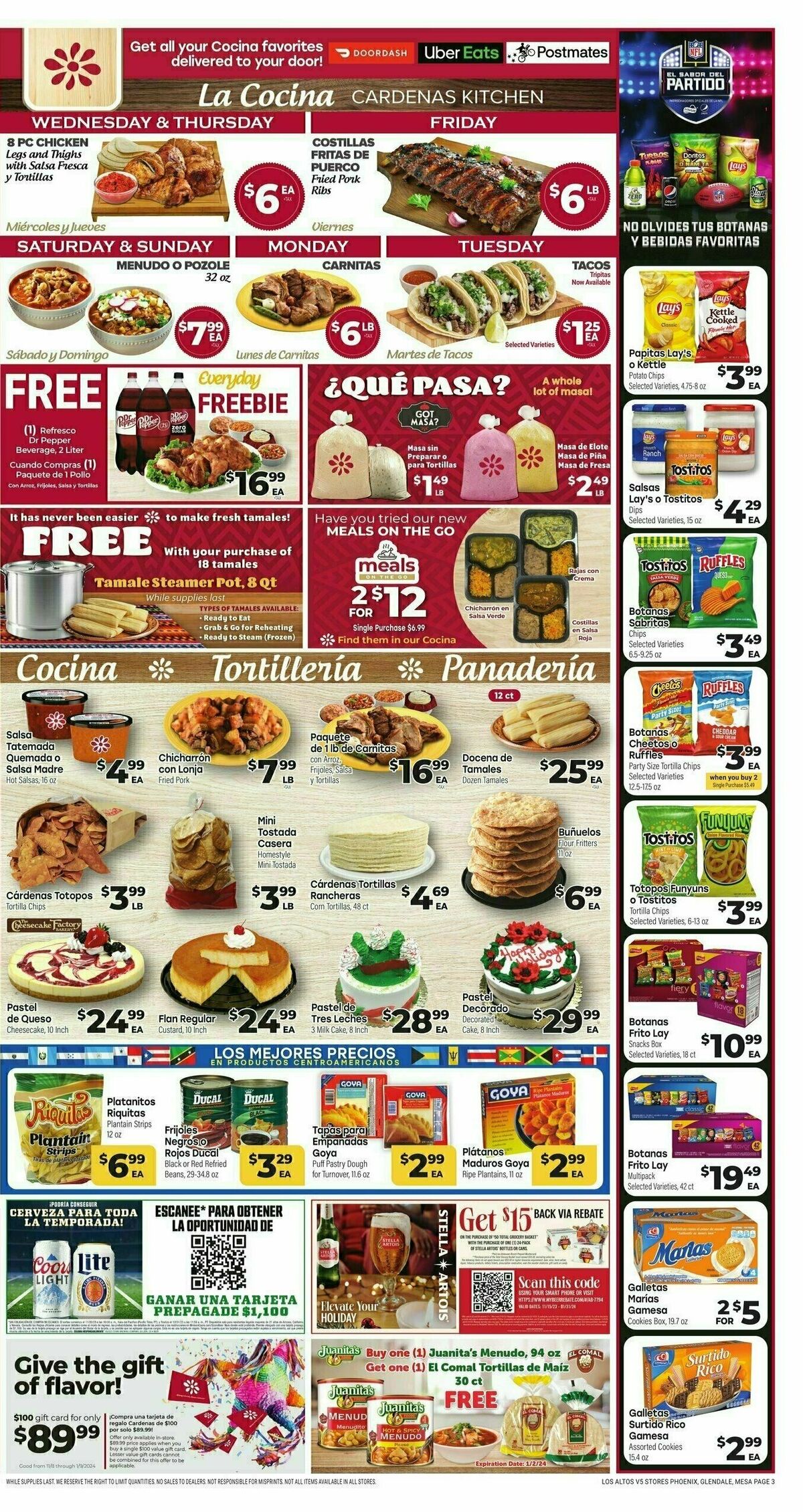 Cardenas Market Weekly Ad from December 27