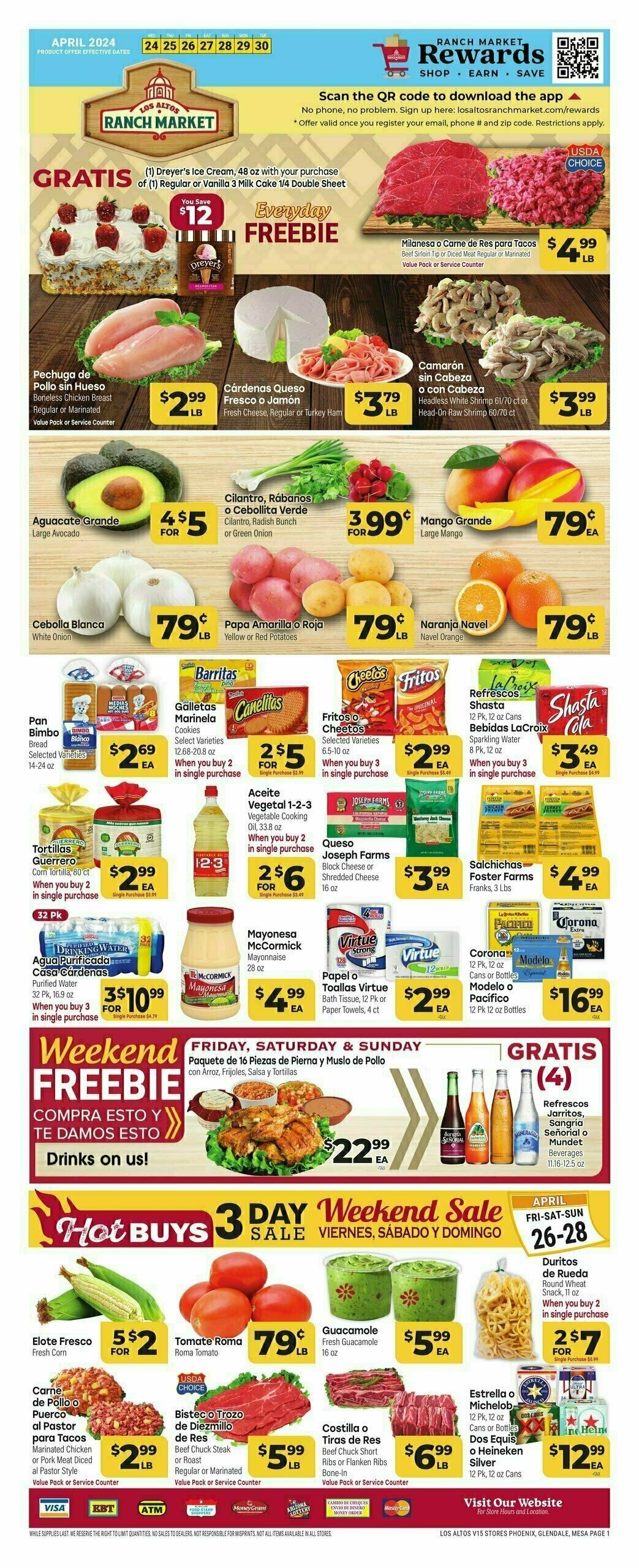 Cardenas Market Weekly Ad from April 24