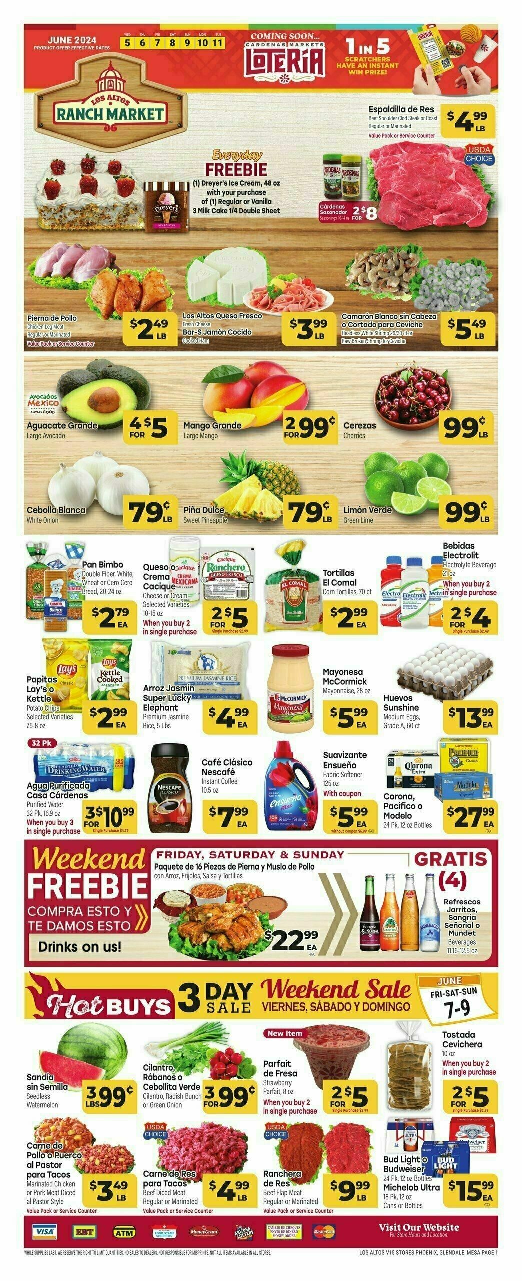 Cardenas Market Weekly Ad from June 5