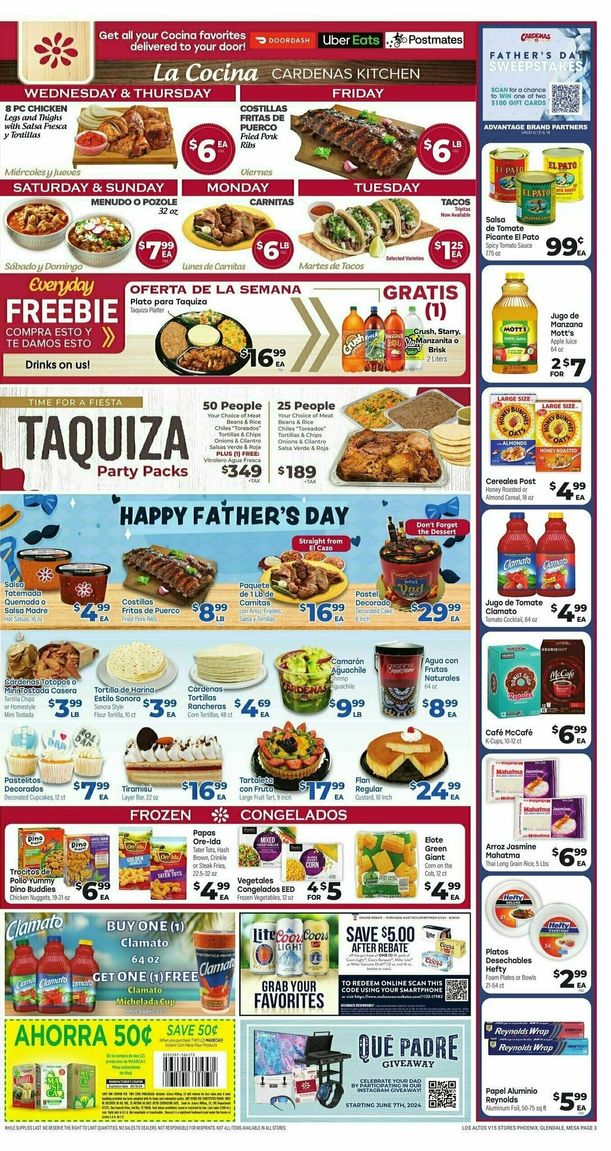 Cardenas Market Weekly Ad from June 12