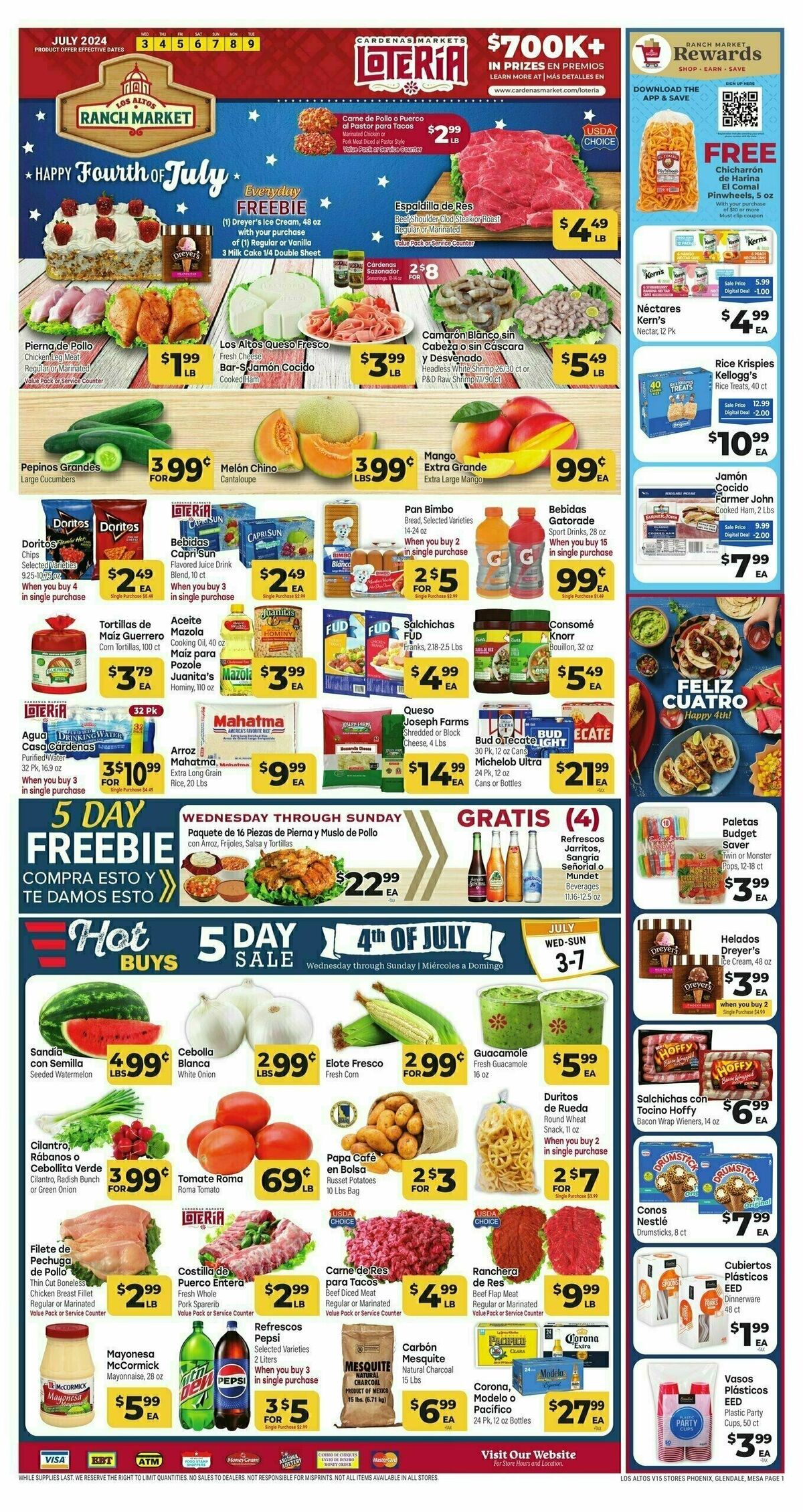 Cardenas Market Weekly Ad from July 3