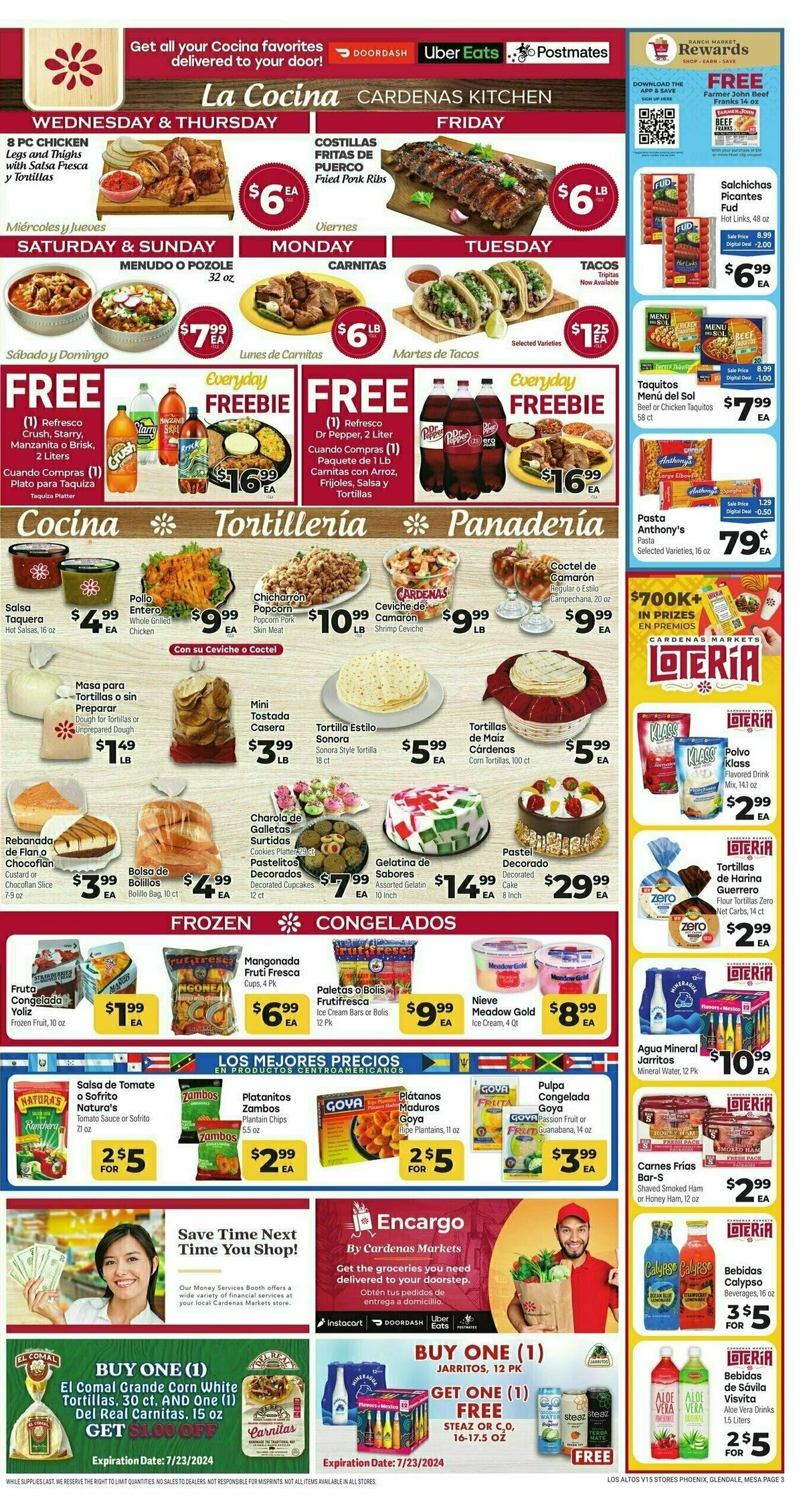 Cardenas Market Weekly Ad from July 17