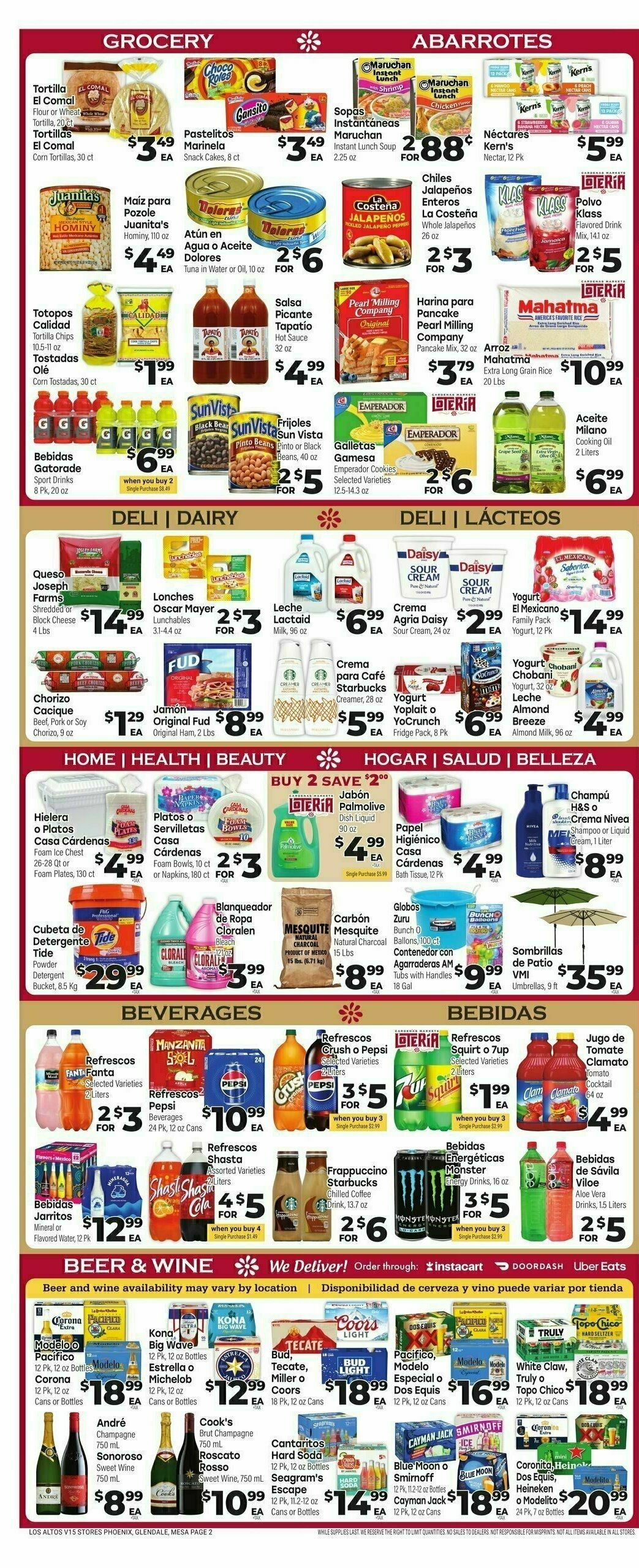 Cardenas Market Weekly Ad from July 31