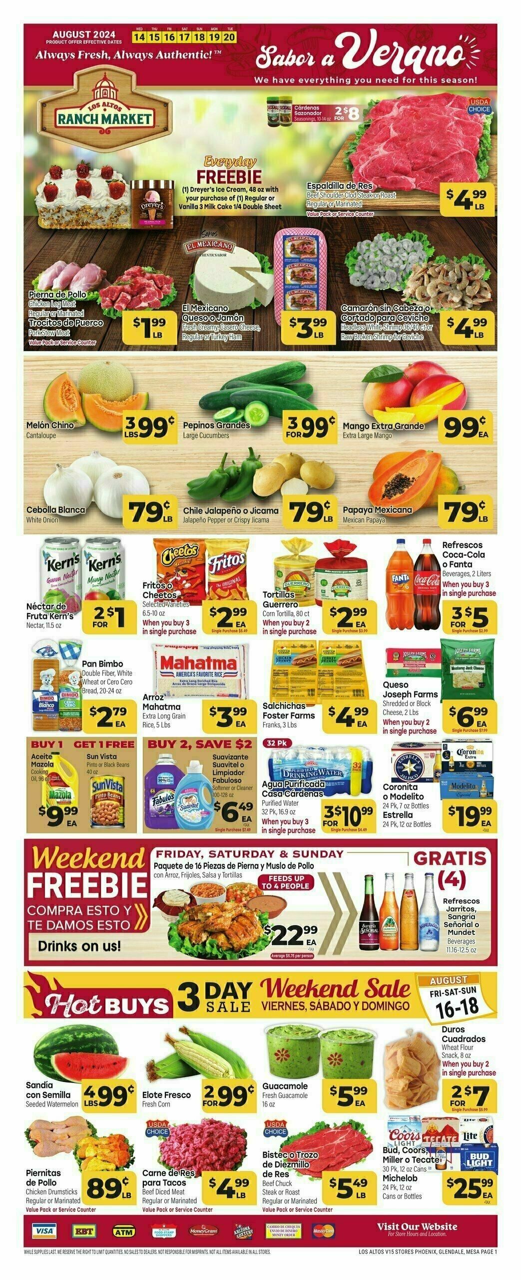 Cardenas Market Weekly Ad from August 14