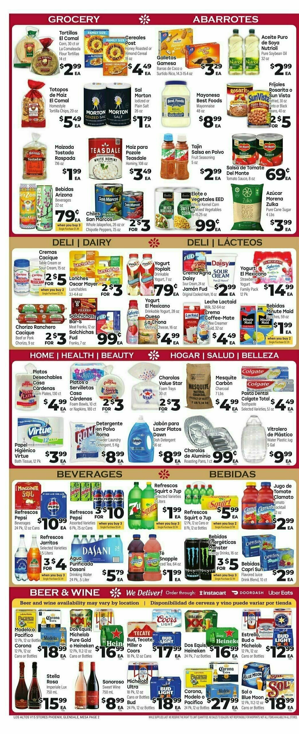 Cardenas Market Weekly Ad from August 14