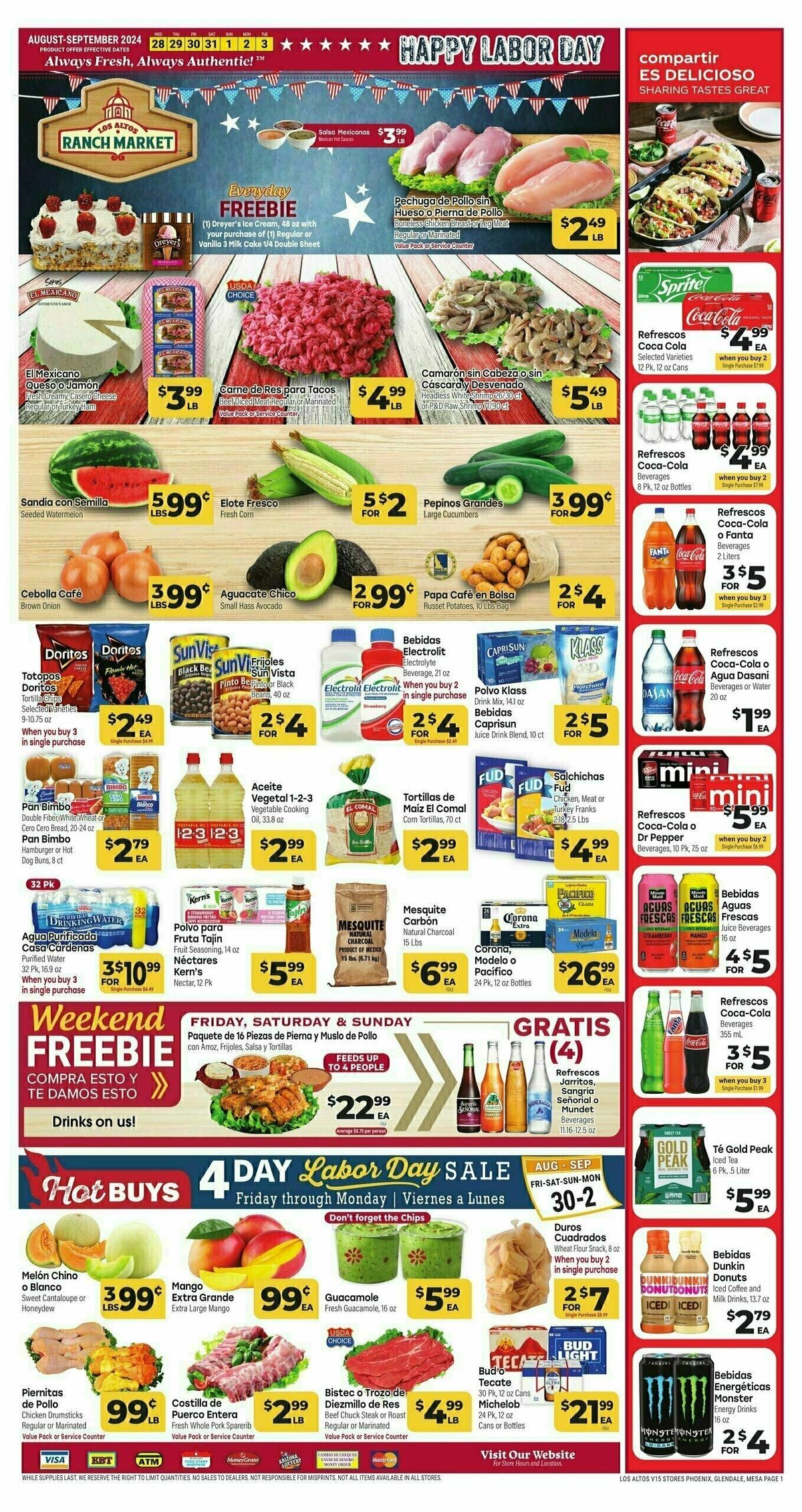 Cardenas Market Weekly Ad from August 28