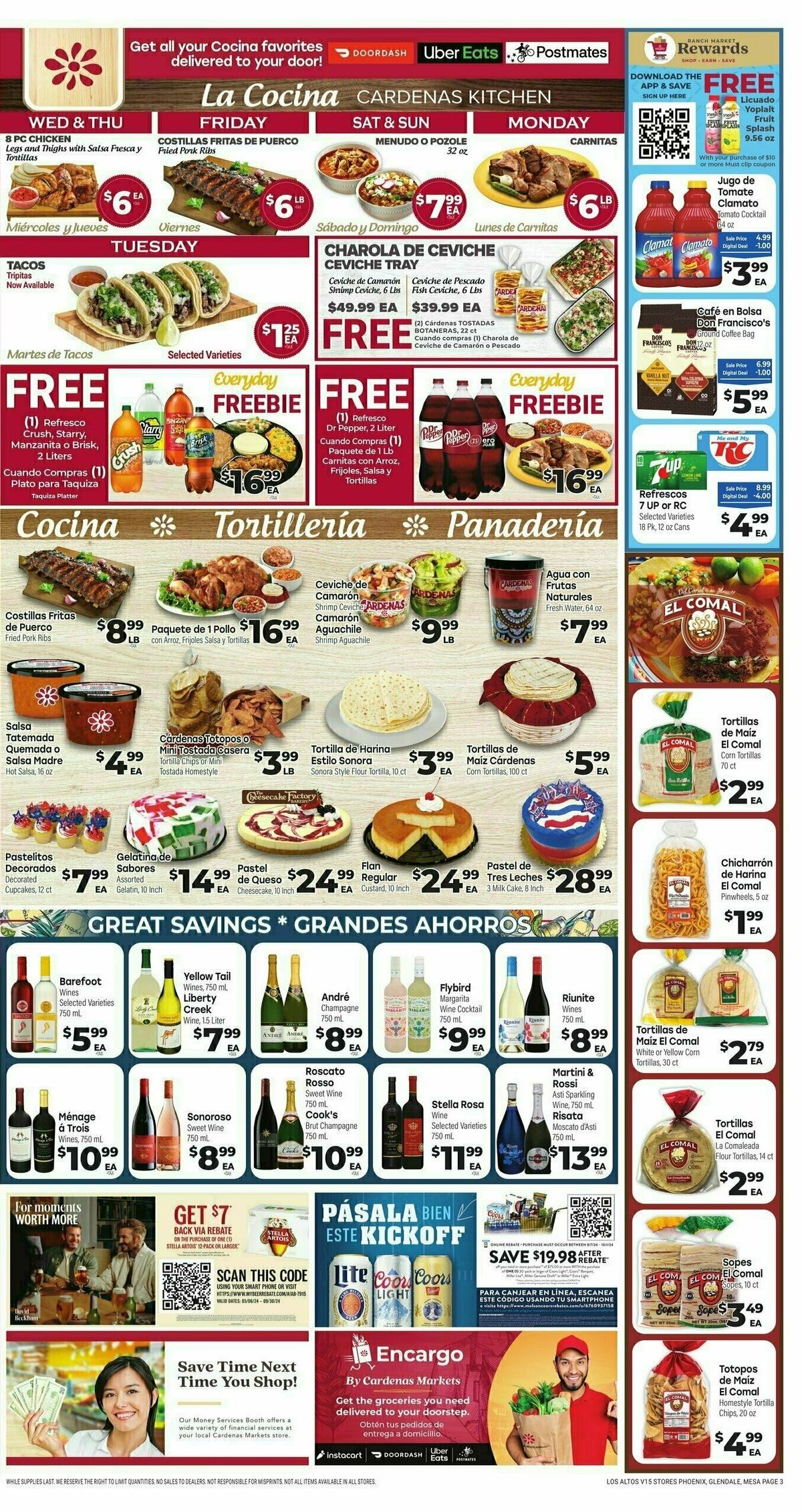 Cardenas Market Weekly Ad from August 28