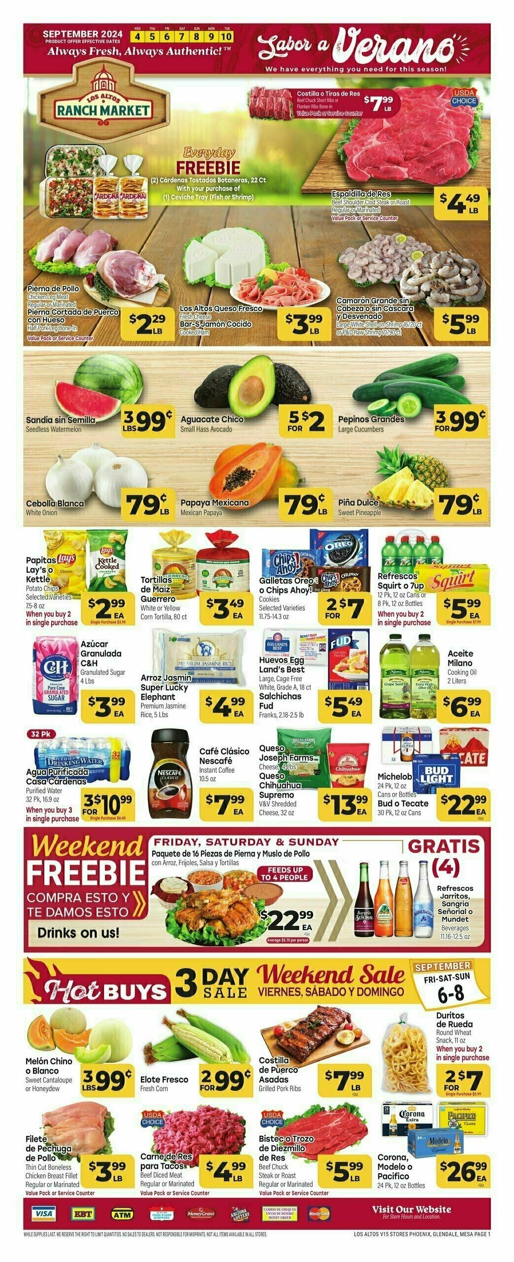 Cardenas Market Weekly Ad from September 4