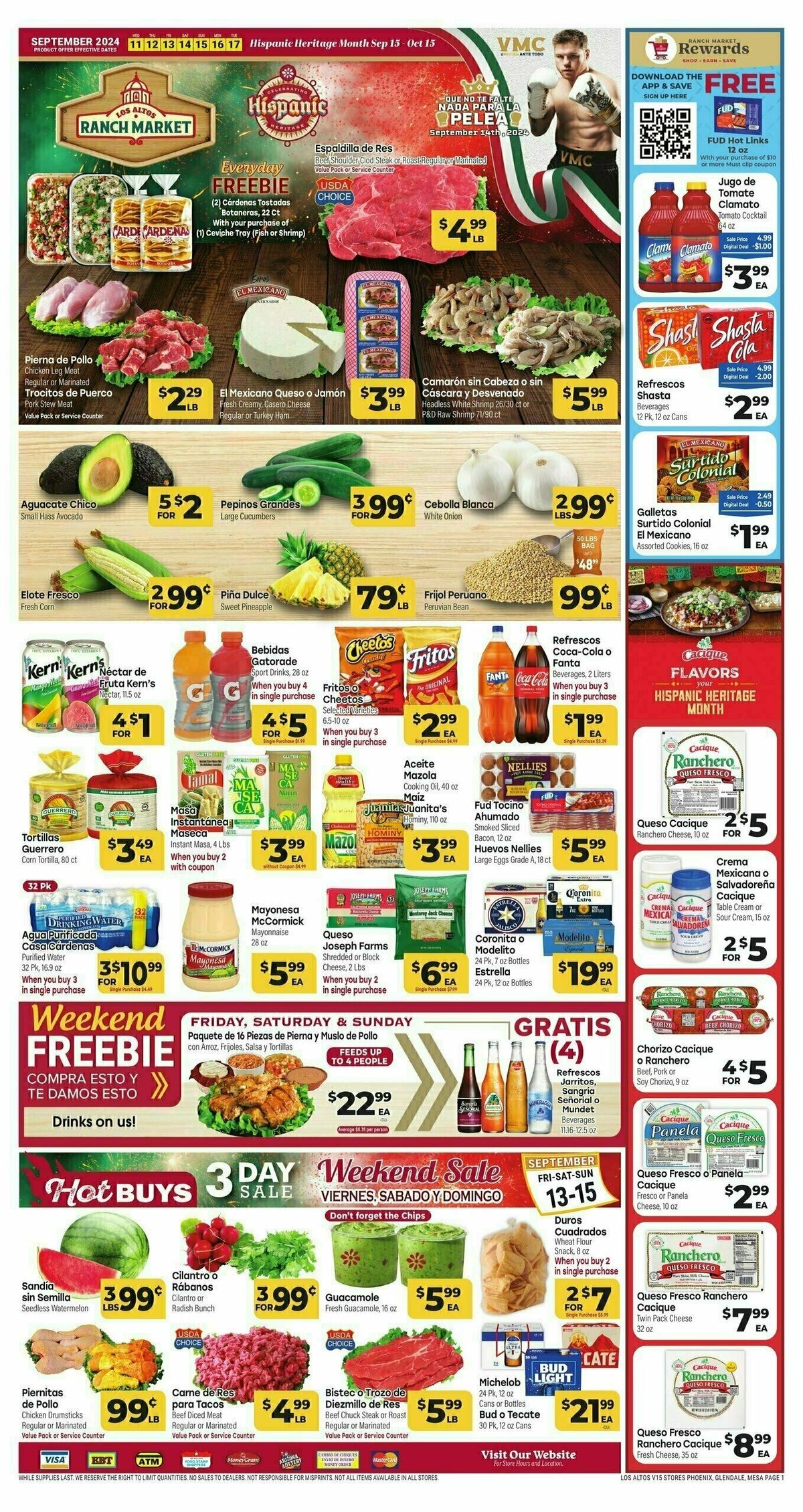 Cardenas Market Weekly Ad from September 11