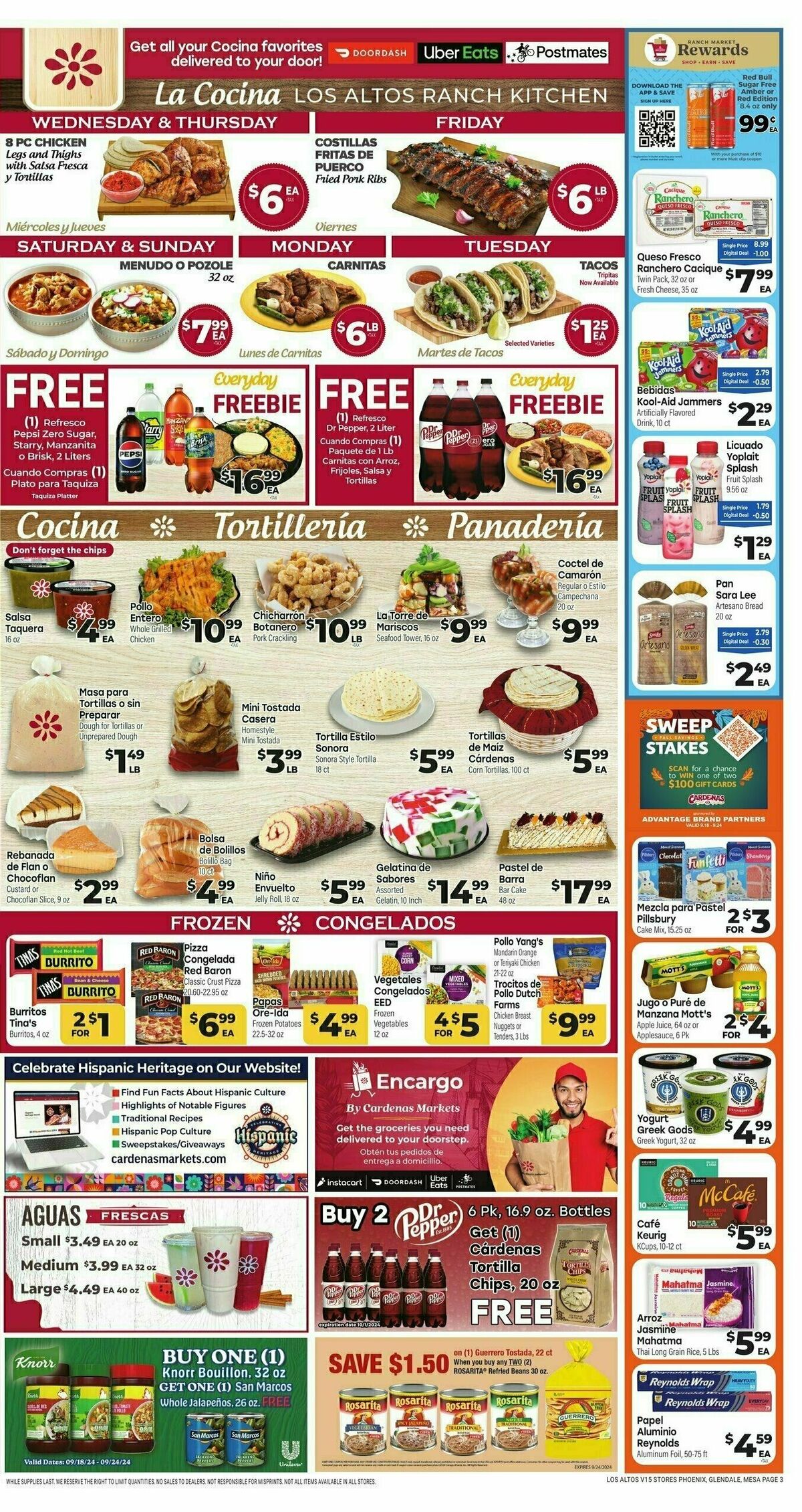 Cardenas Market Weekly Ad from September 18