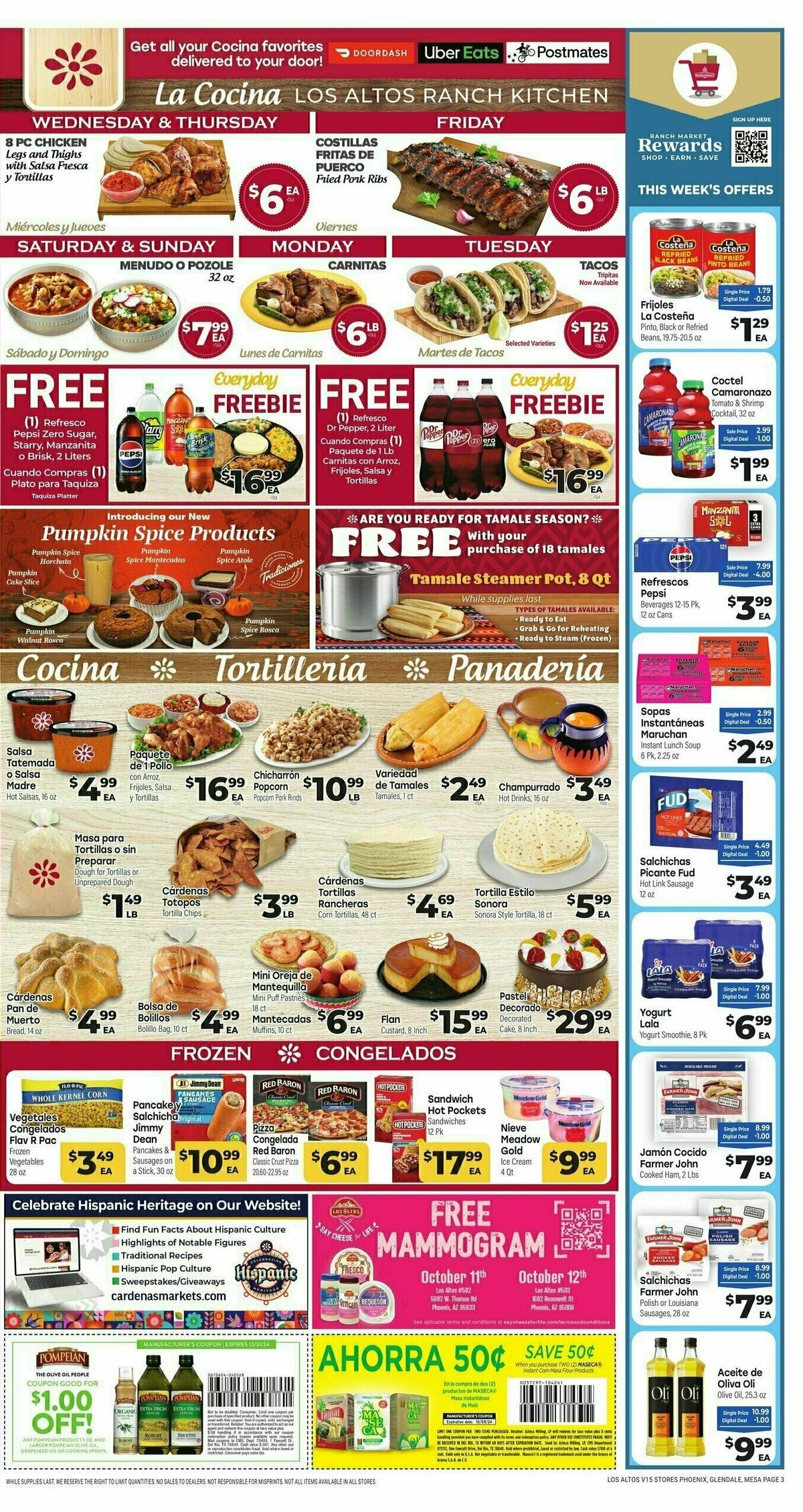 Cardenas Market Weekly Ad from October 2