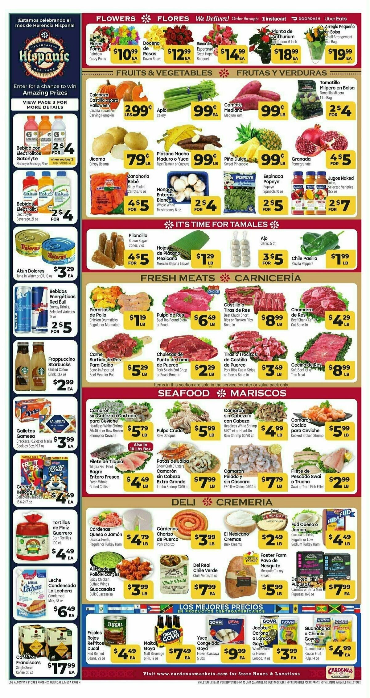 Cardenas Market Weekly Ad from October 2