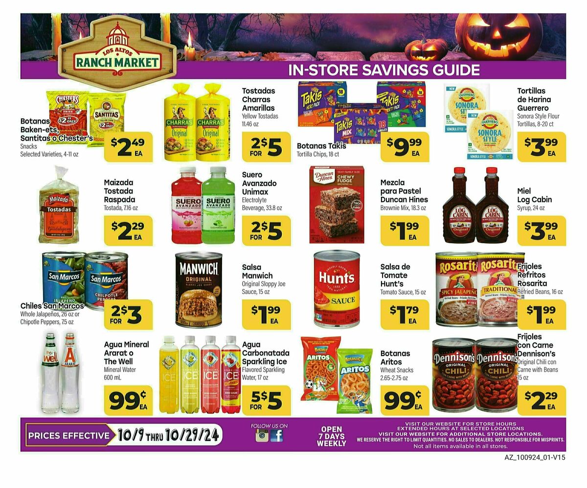 Cardenas Market Weekly Ad from October 9