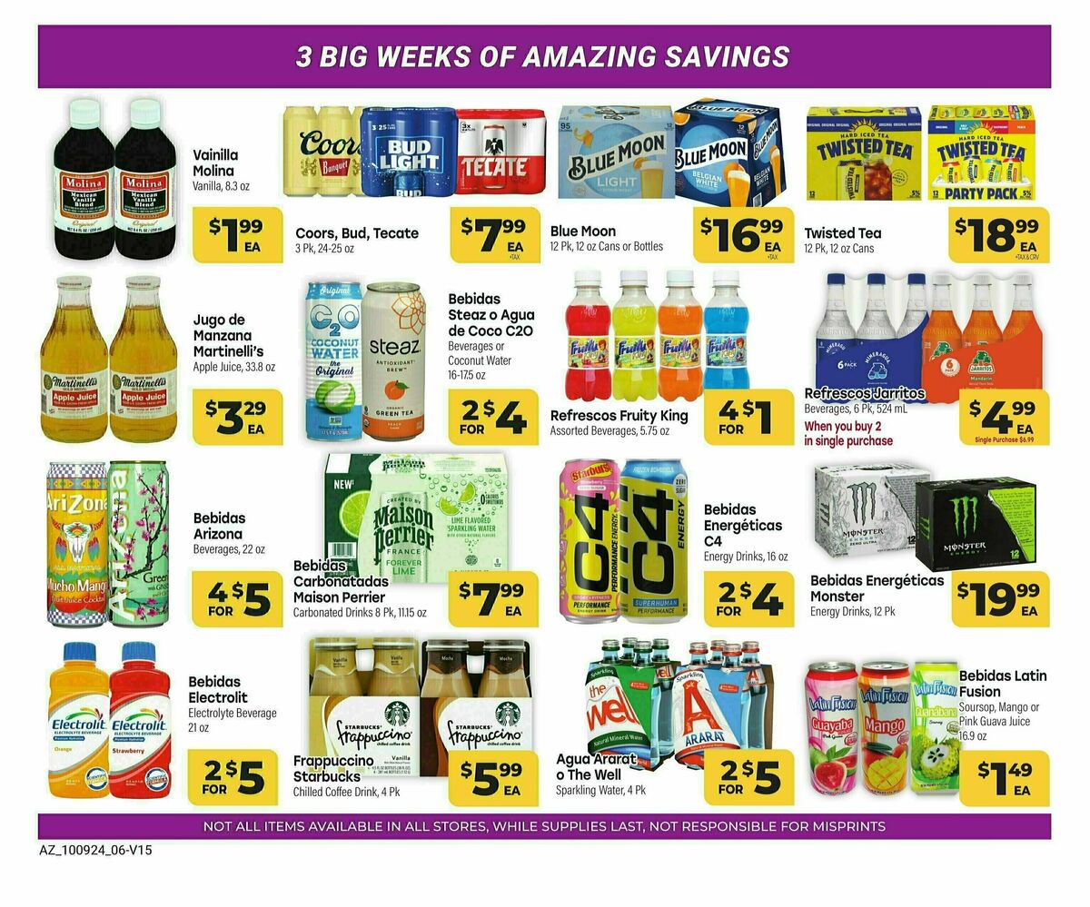 Cardenas Market Weekly Ad from October 9