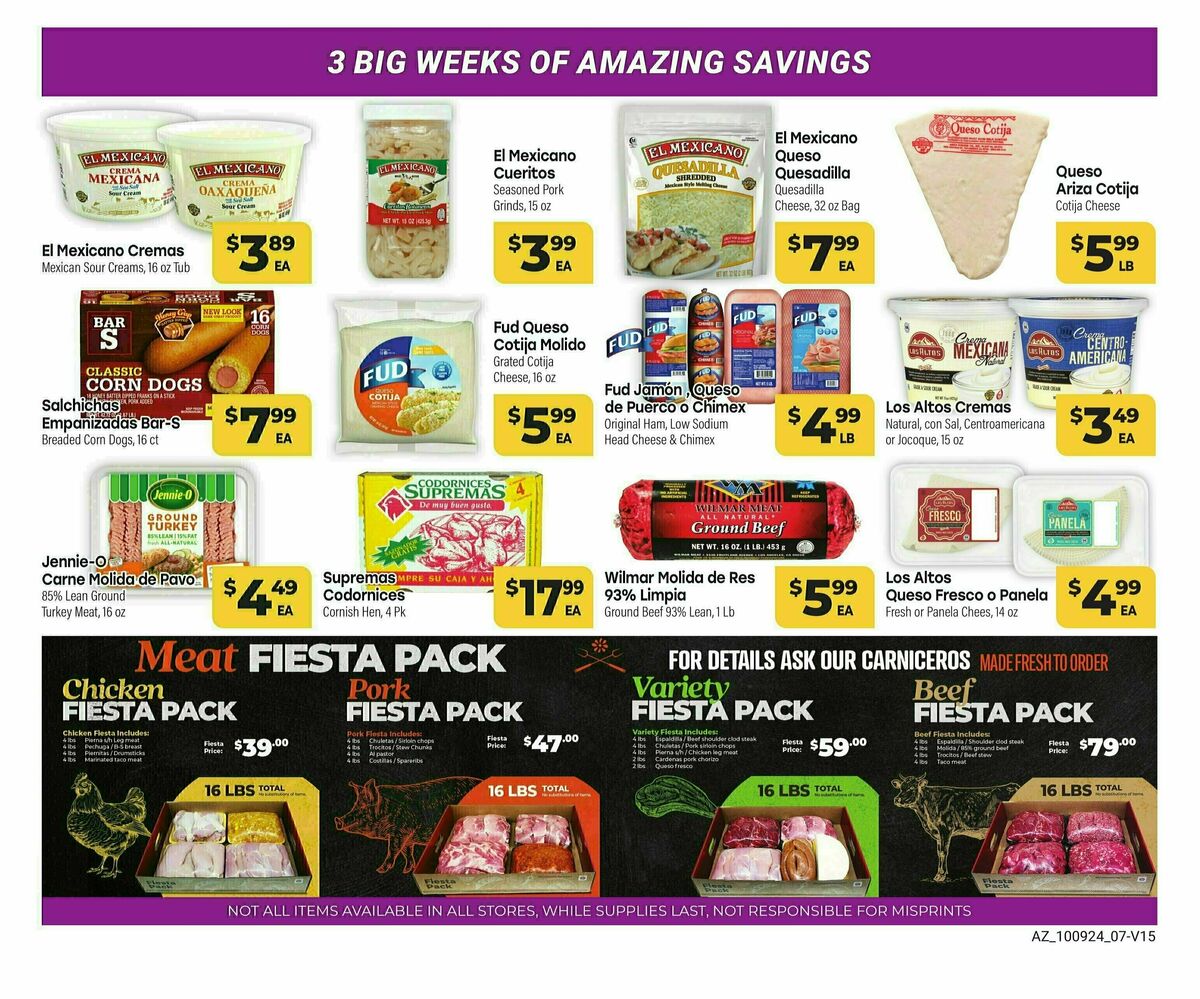 Cardenas Market Weekly Ad from October 9