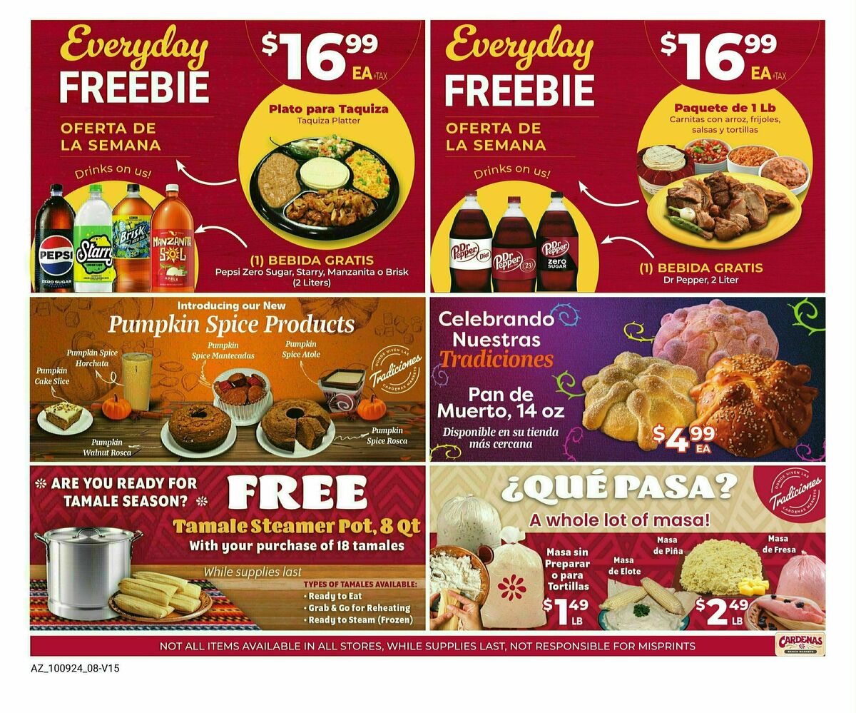 Cardenas Market Weekly Ad from October 9