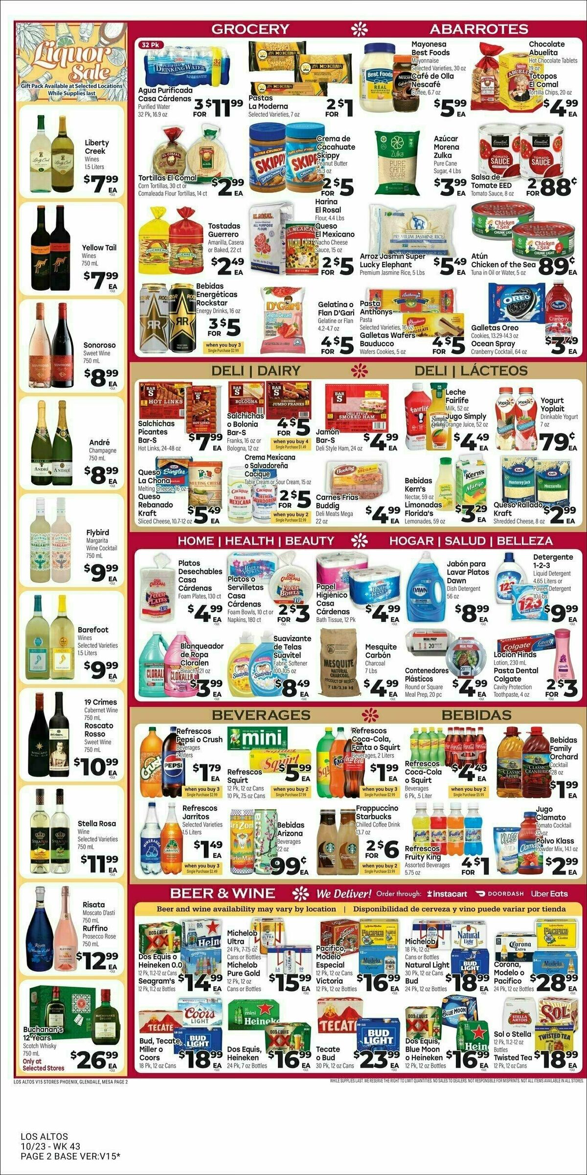 Cardenas Market Weekly Ad from October 23