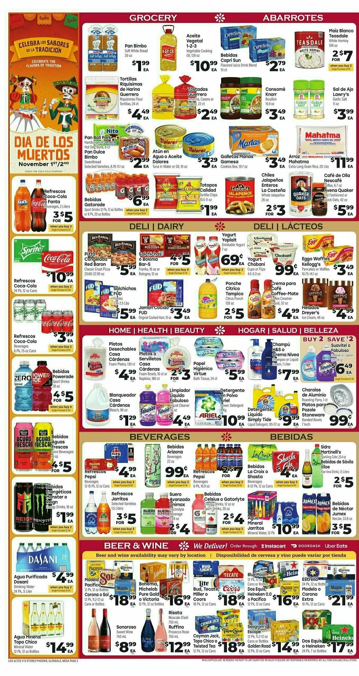 Cardenas Market Weekly Ad from October 30