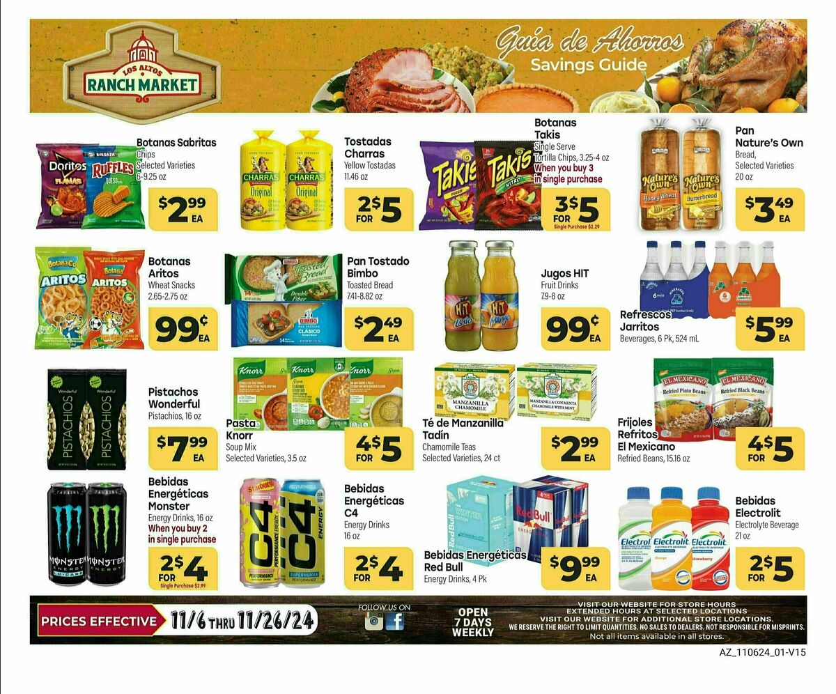 Cardenas Market Monthly Savings Guide Weekly Ad from November 6