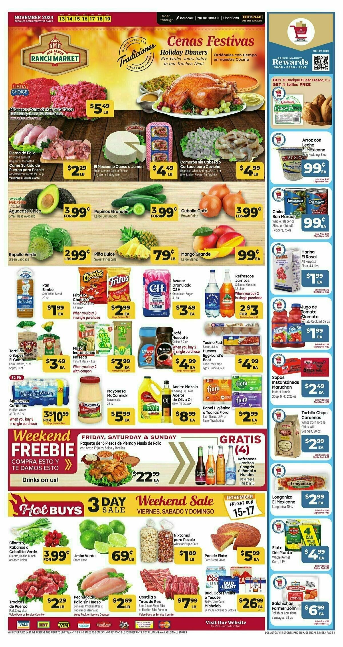 Cardenas Market Weekly Ad from November 13