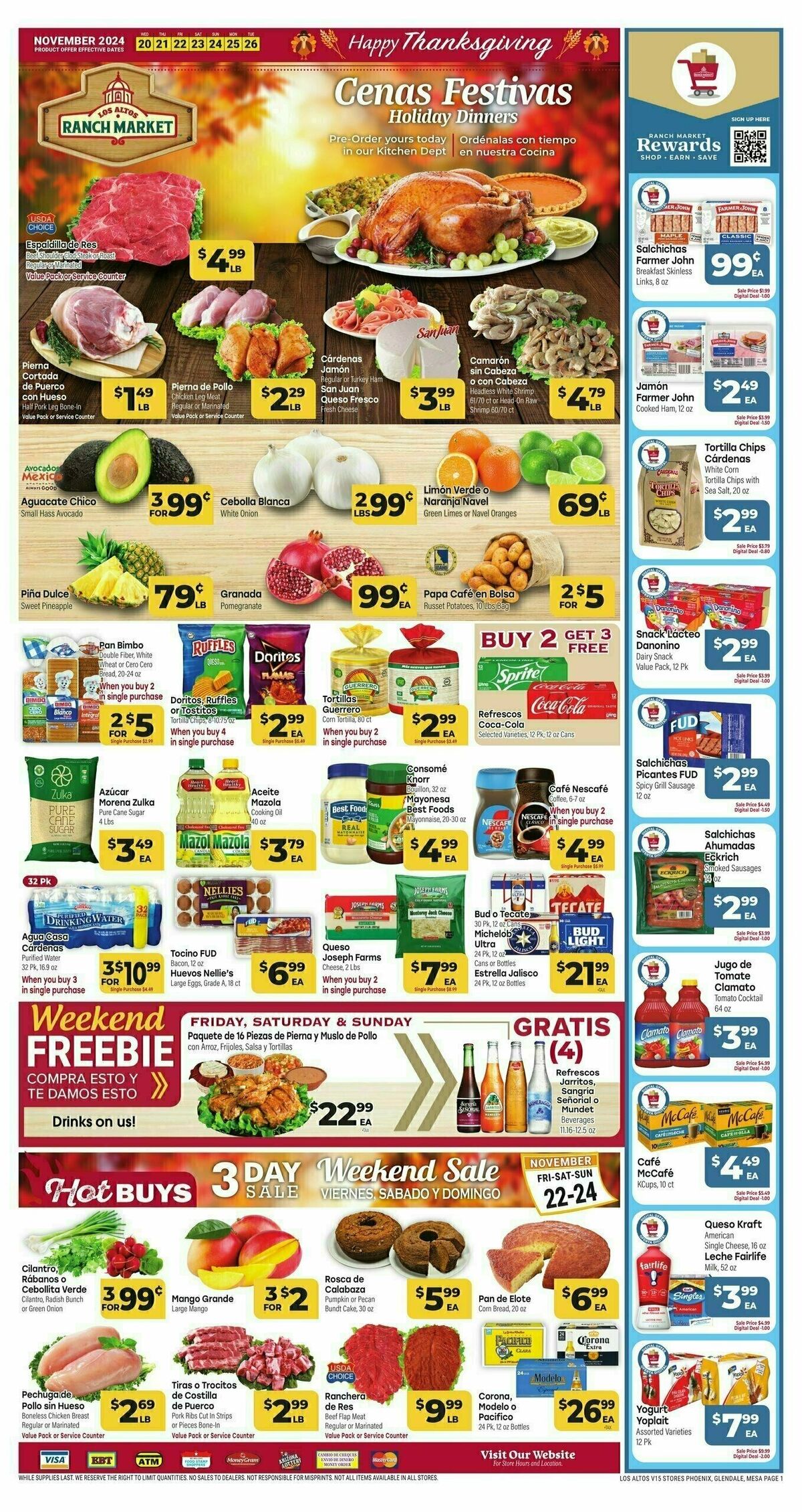 Cardenas Market Weekly Ad from November 20