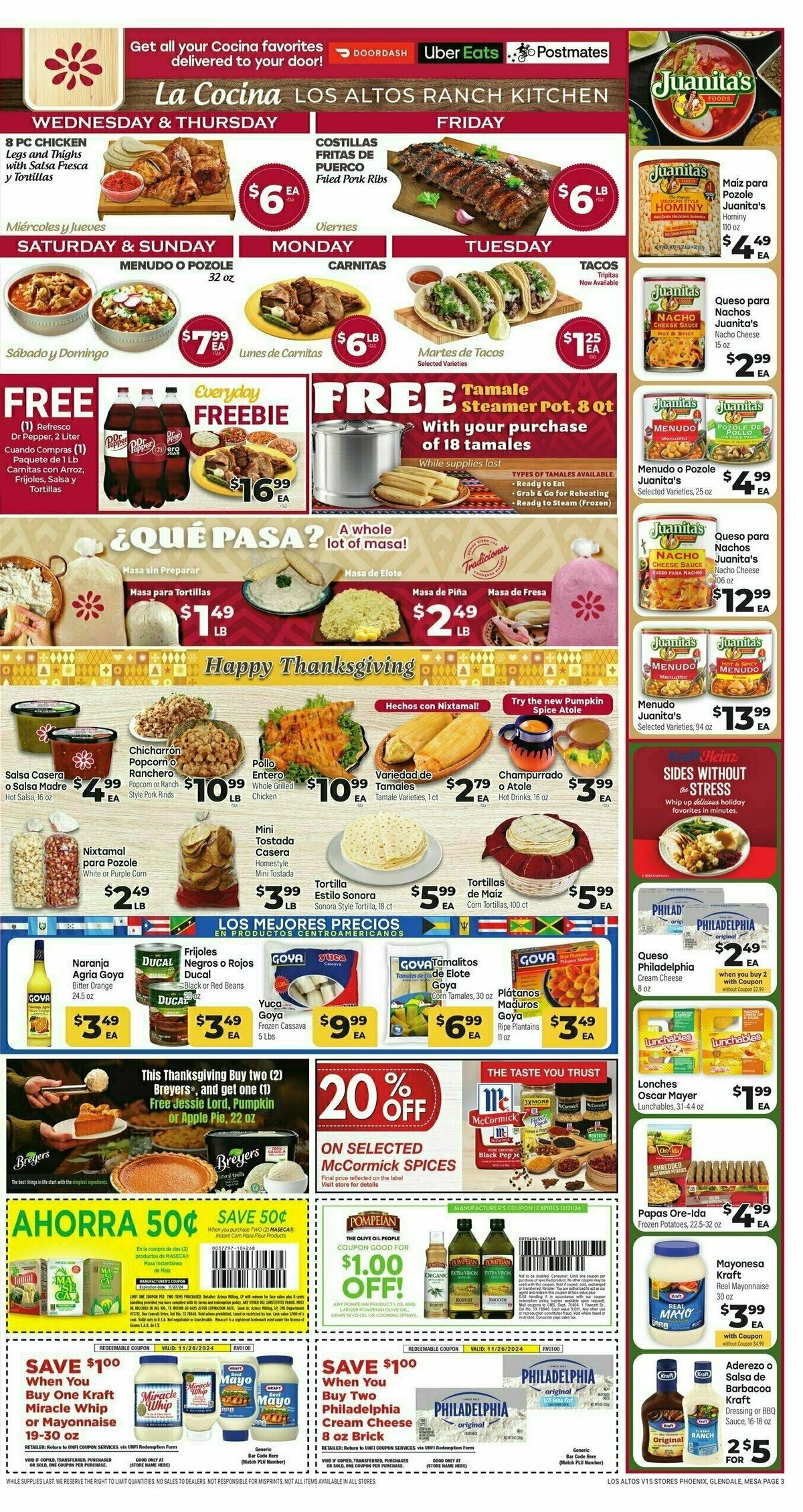 Cardenas Market Weekly Ad from November 20