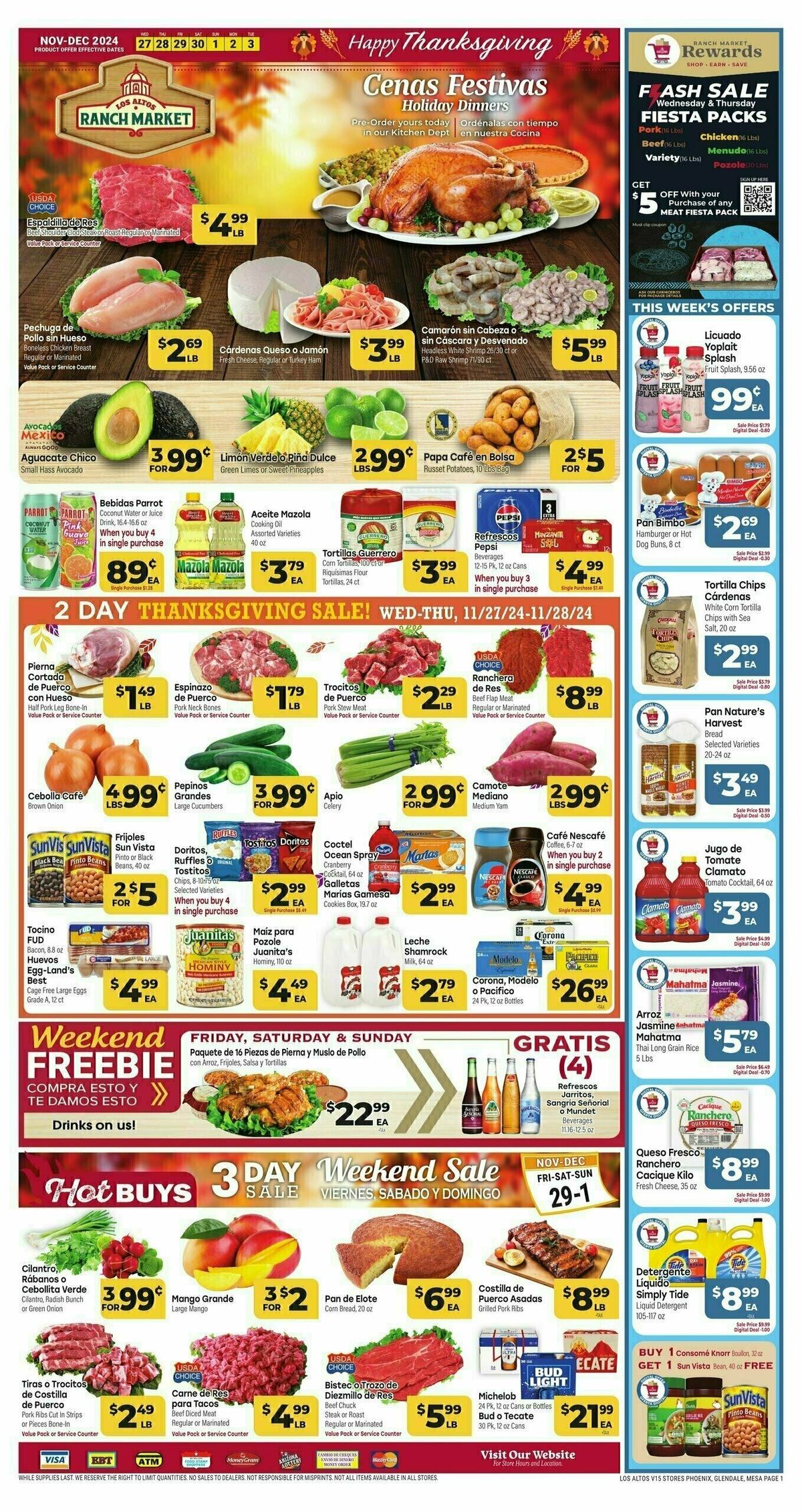 Cardenas Market Weekly Ad from November 27