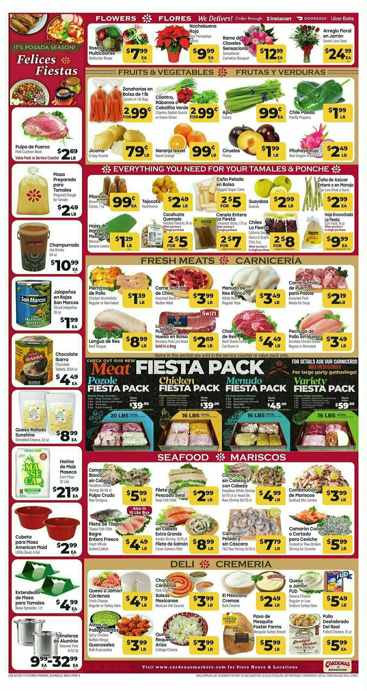 Cardenas Market Weekly Ad from December 4