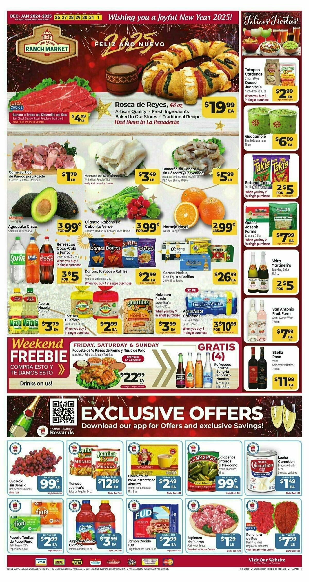 Cardenas Market Weekly Ad from December 26