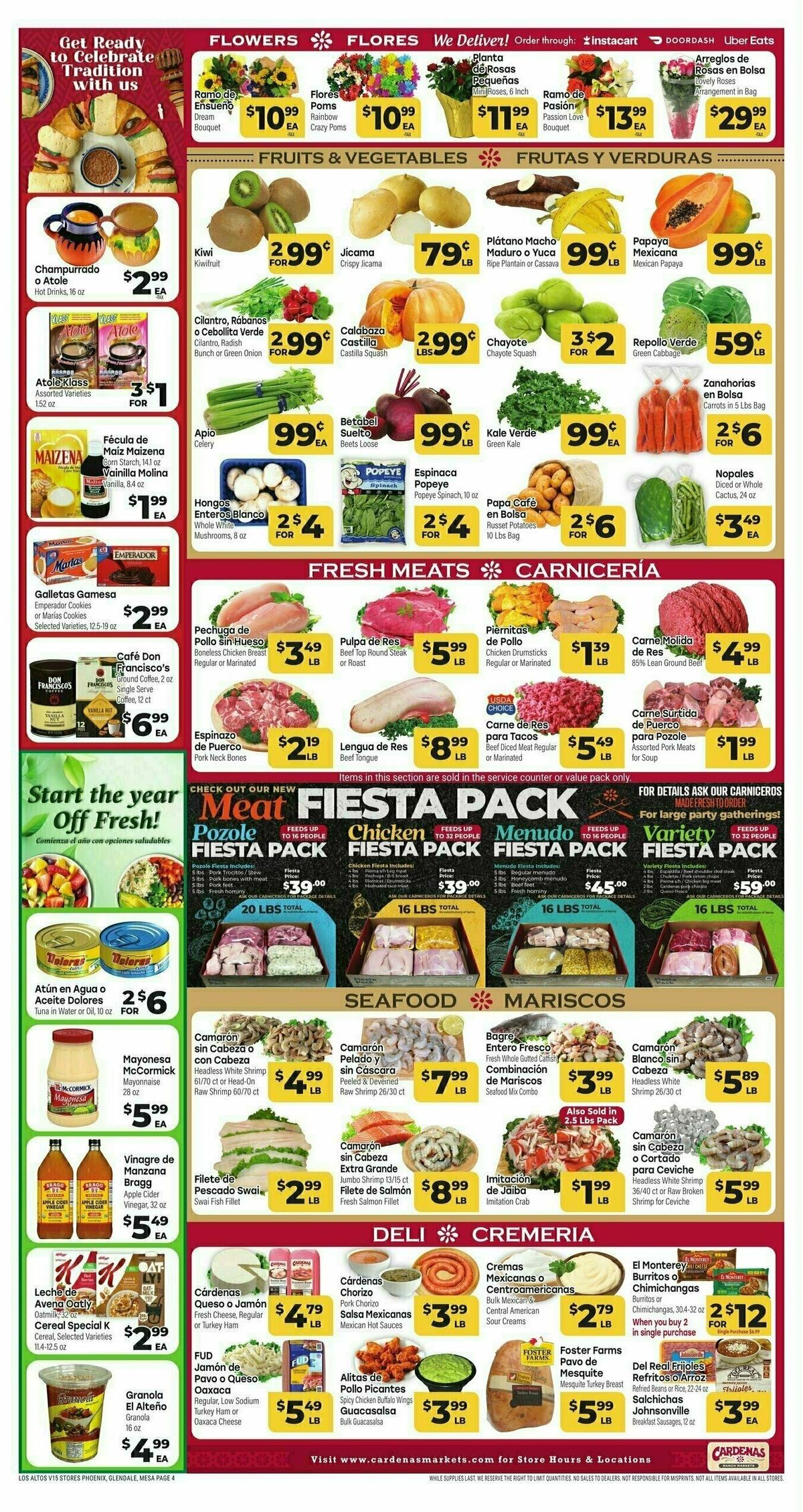 Cardenas Market Weekly Ad from January 2