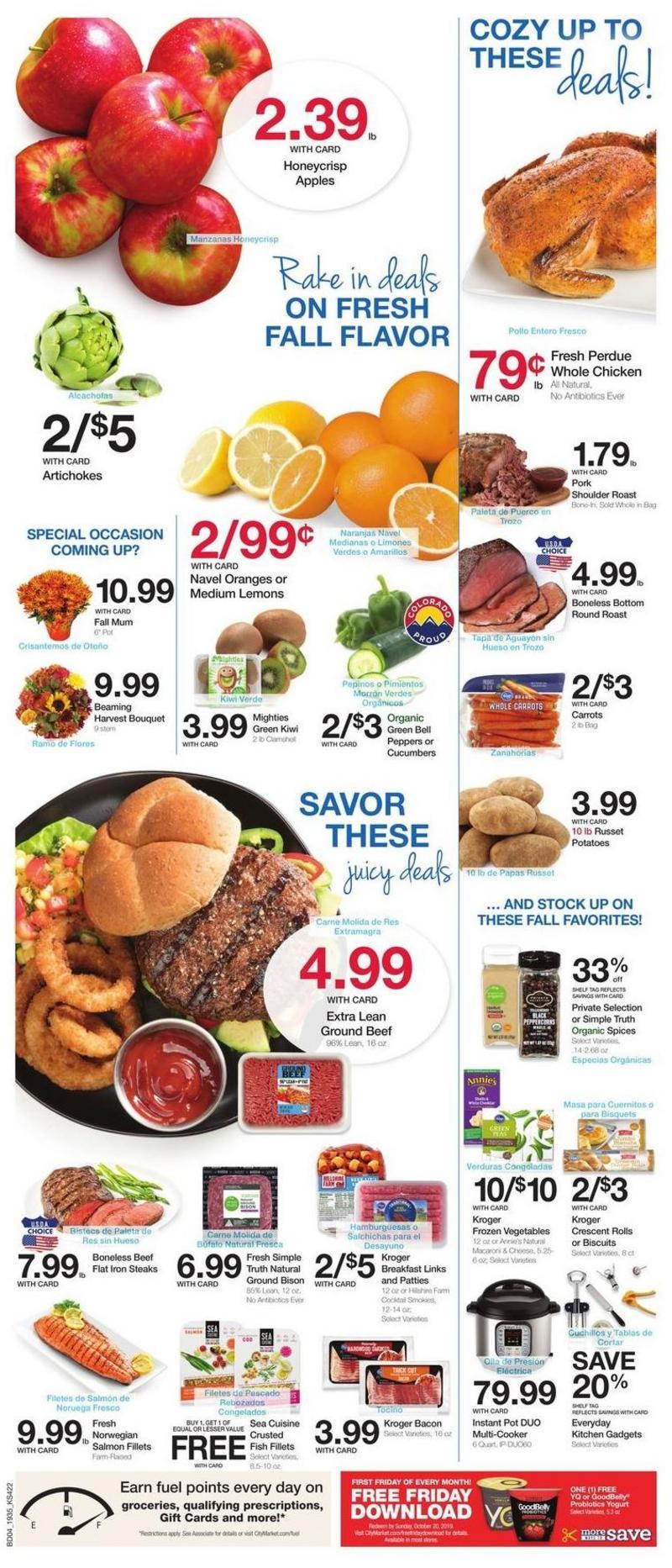 City Market Weekly Ad from October 2