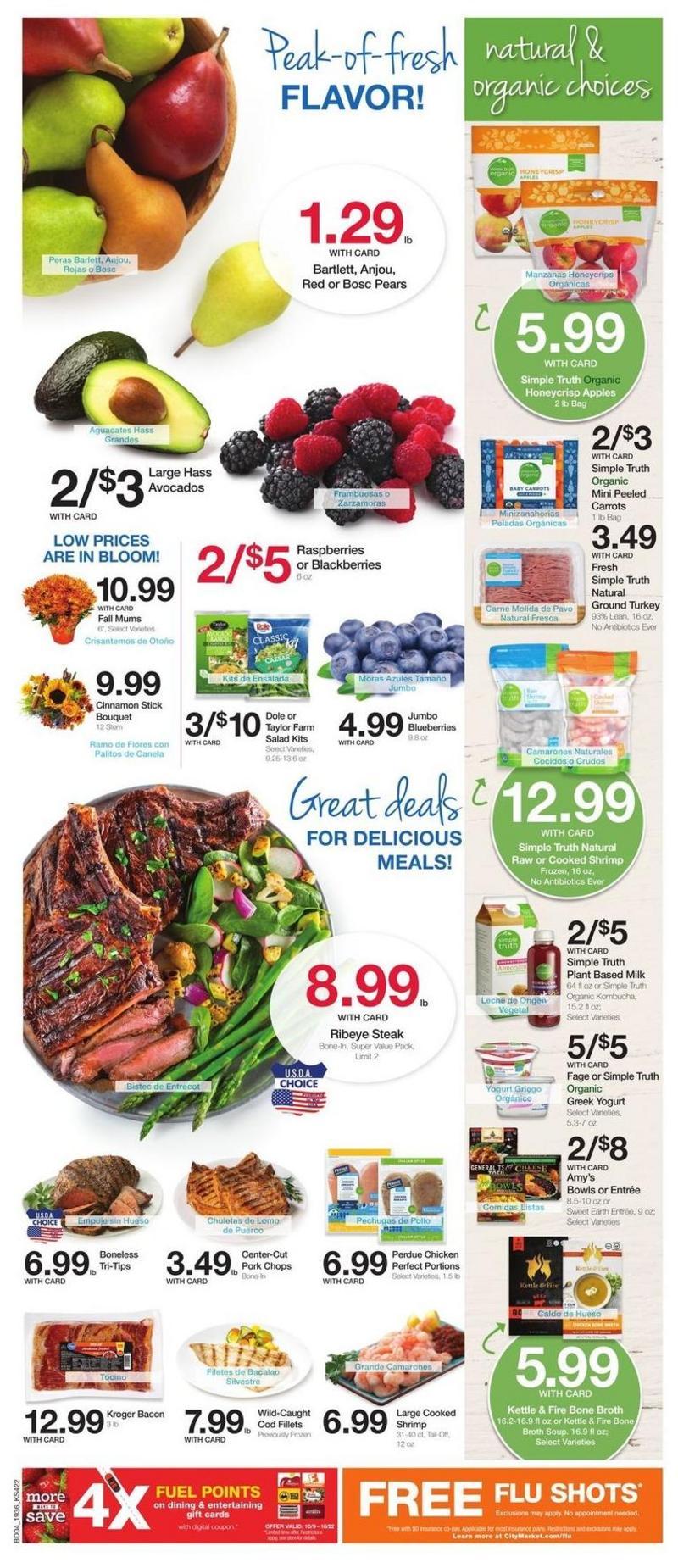 City Market Weekly Ad from October 9